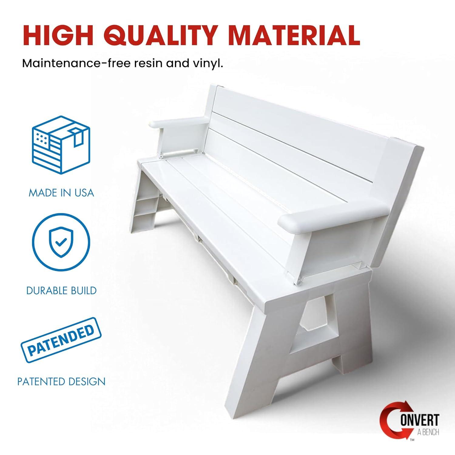 Convert A Bench  Gen I White