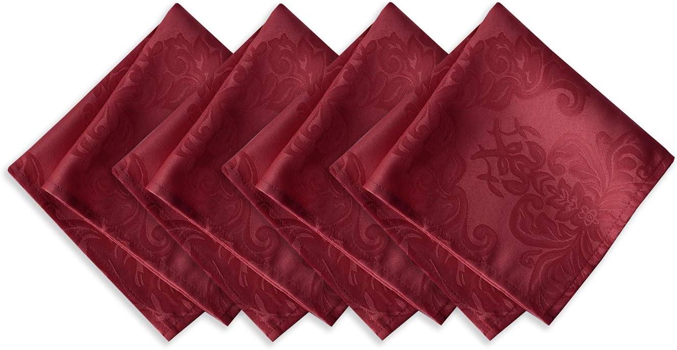 Elrene Barcelona Jacquard Damask Stain Resistant Tablecloth ~ Elrene Home Fashions