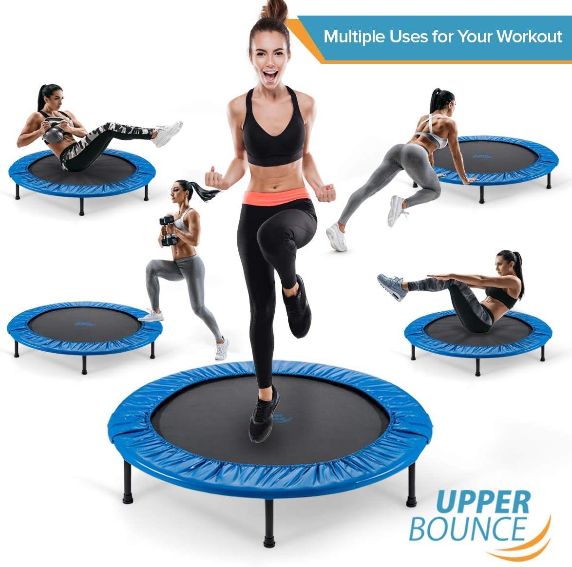 Upper Bounce Machrus Upper Bounce Mini Trampoline - Rebounder Exercise Fitness Trampoline