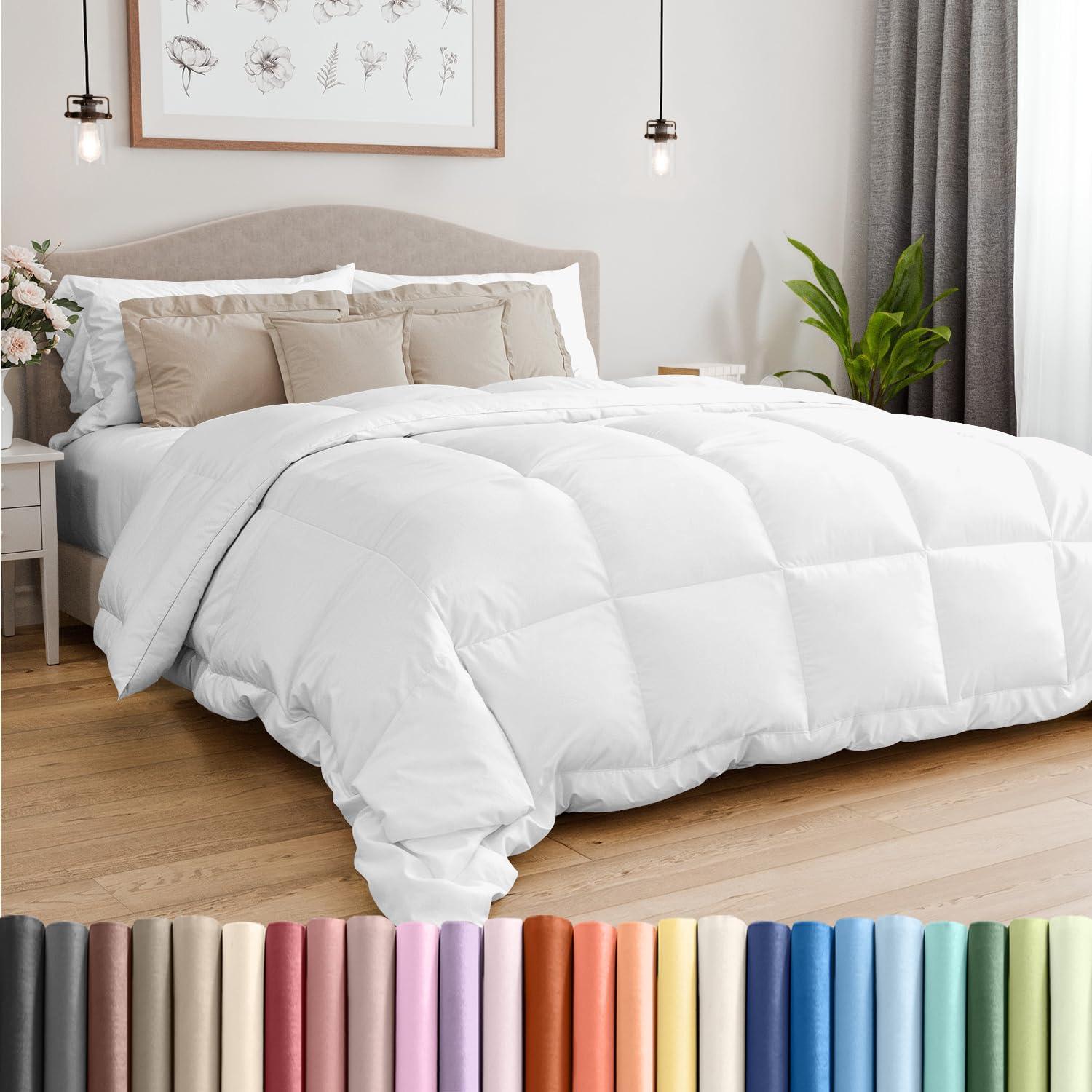 CGK Linens Premium Quality Goose Down Alternative Comforter - Warm & Lightweight
