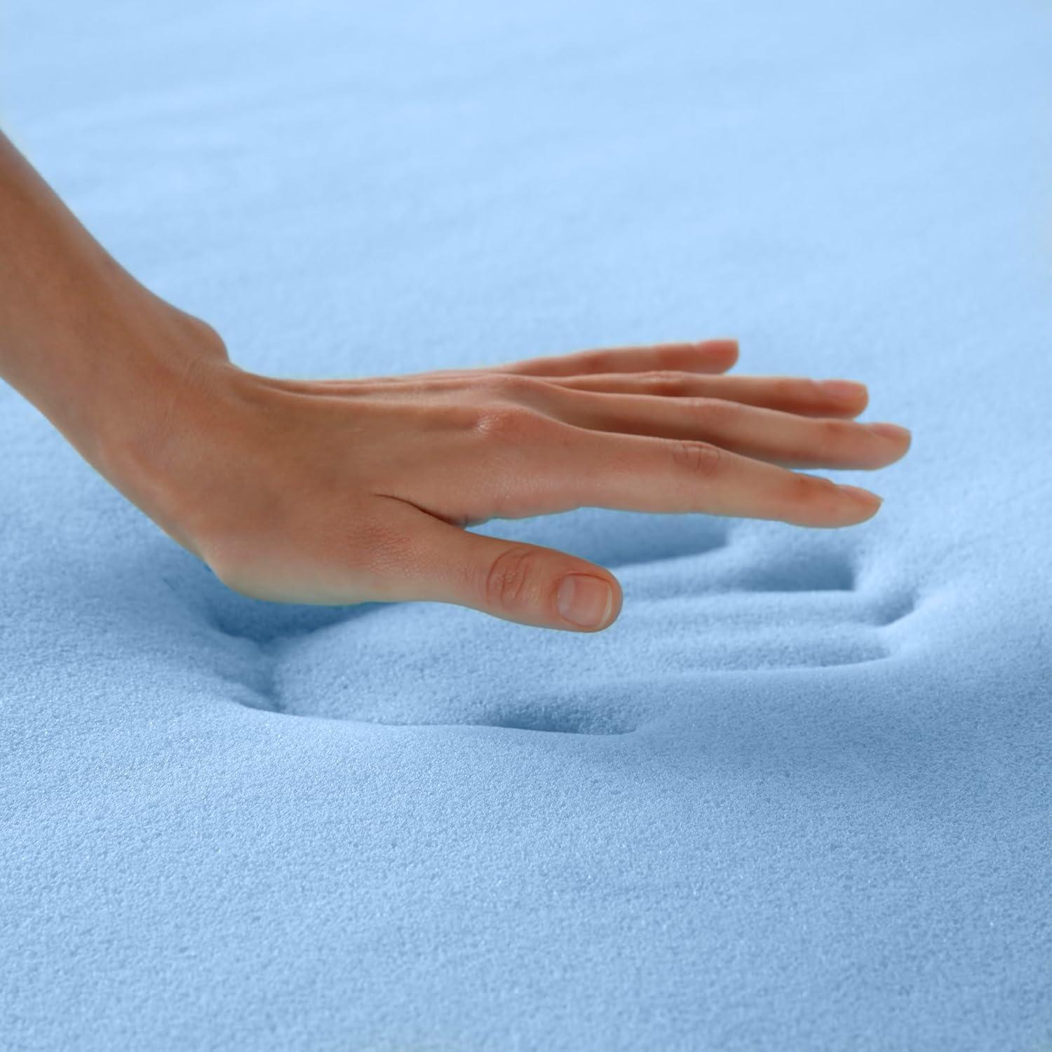 Serta Serta Comfort Cool Memory Foam Mattress Topper, 1.5 Inch