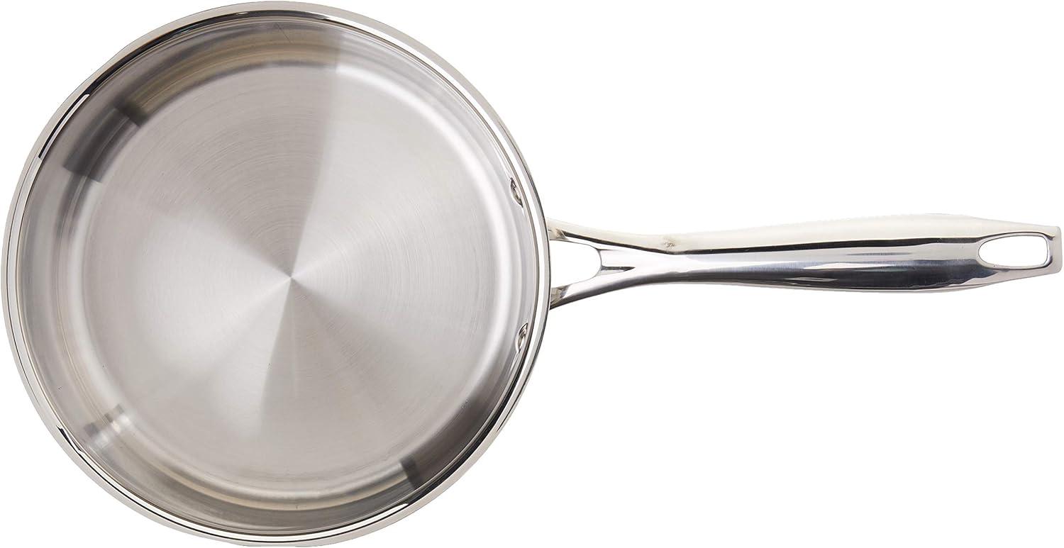 Cuisinart 3 Quart Stainless Steel Saucepan with Glass Lid