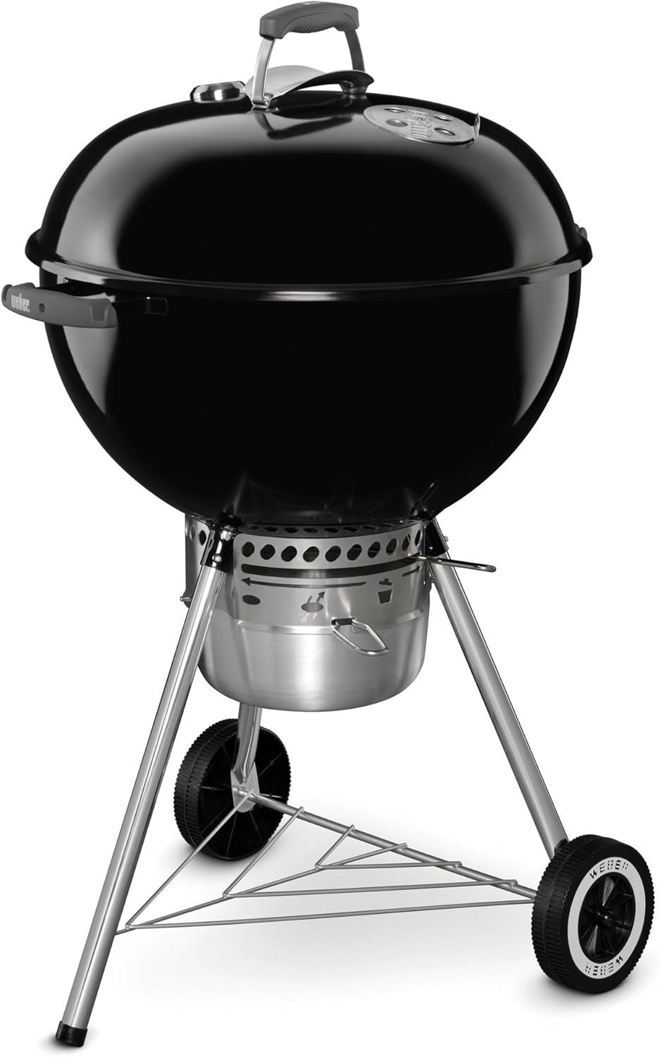 Weber Original Kettle Premium 22-Inch Charcoal Grill - Black - 14401001