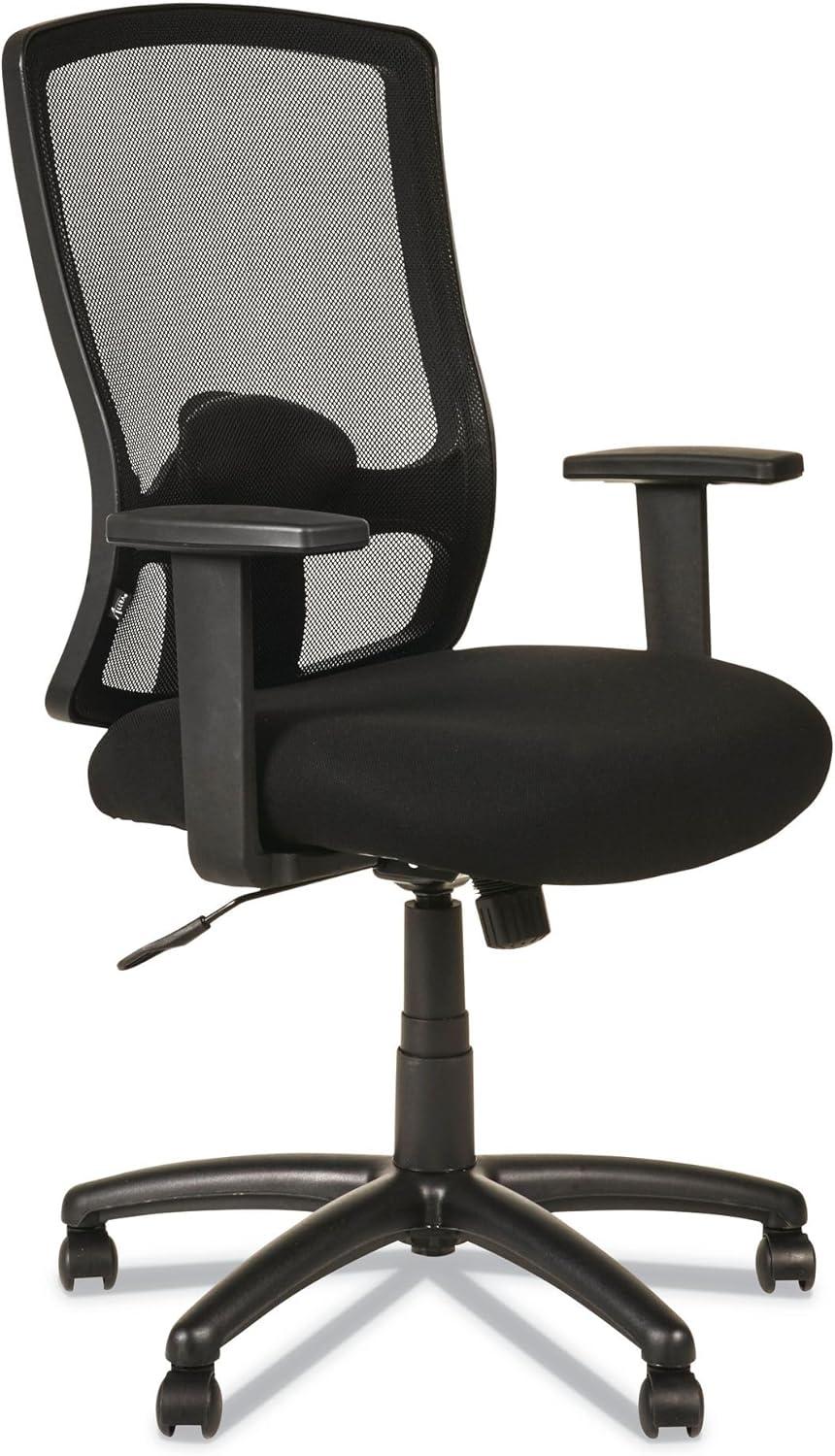 Alera Alera Etros Series High-Back Swivel/Tilt Chair, Supports Up to 275 lb, 18.11" to 22.04" Seat Height, Black