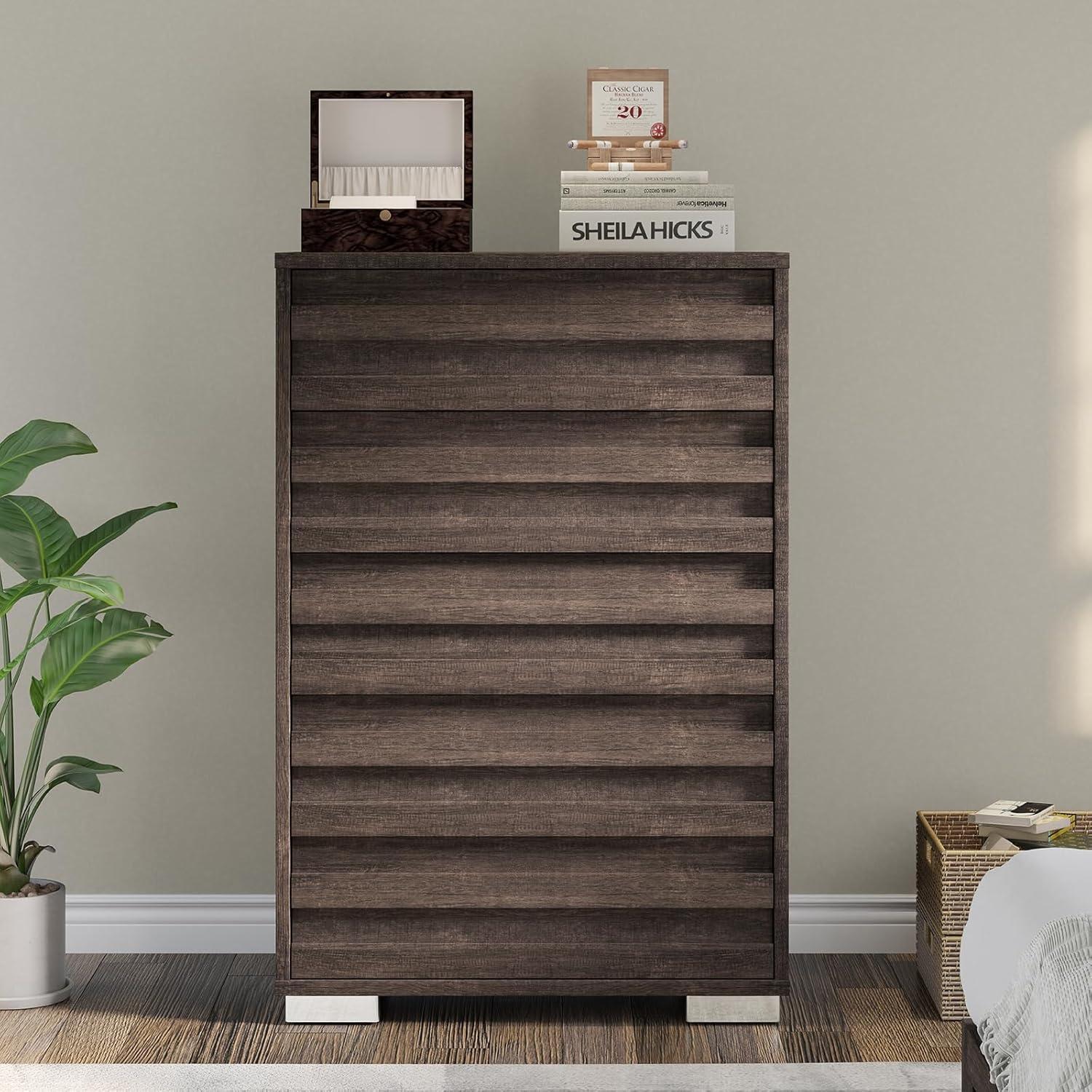 Louby 6 Drawers Dresser For Bedroom, 54" Wide Chest Of Drawers