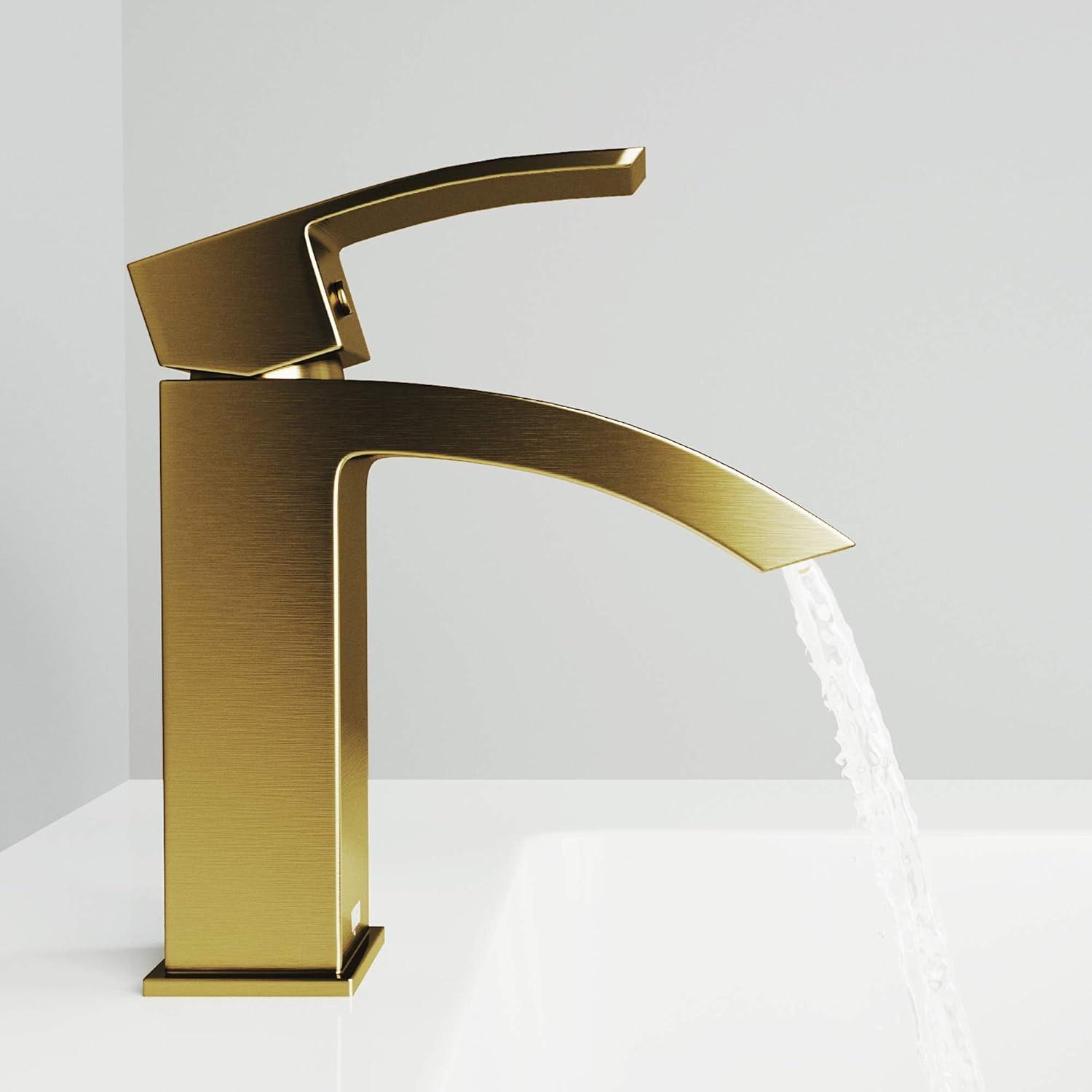 VIGO Satro 7" H Single Handle Single Hole Bathroom Faucet VG01015MG