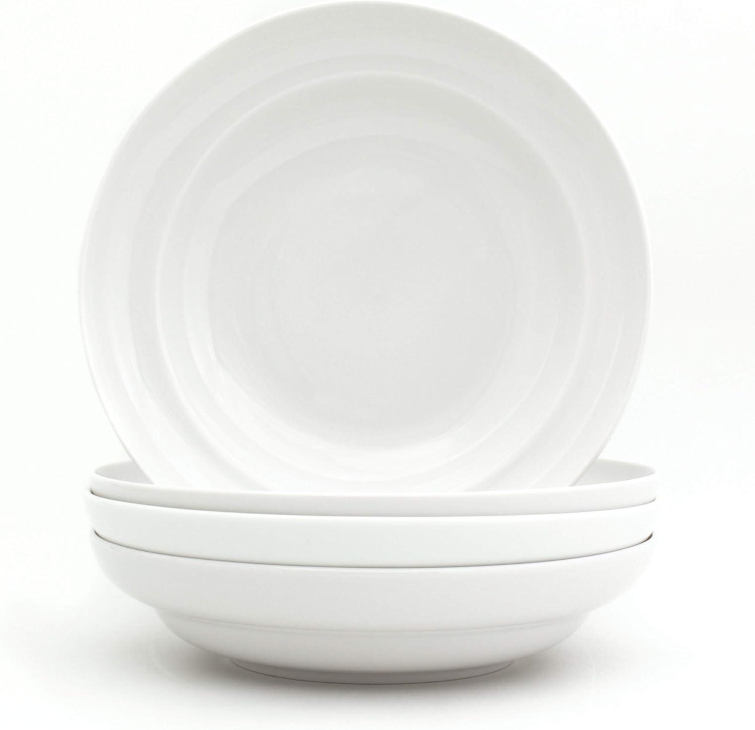 White Essential 9" Pasta Bowl Set