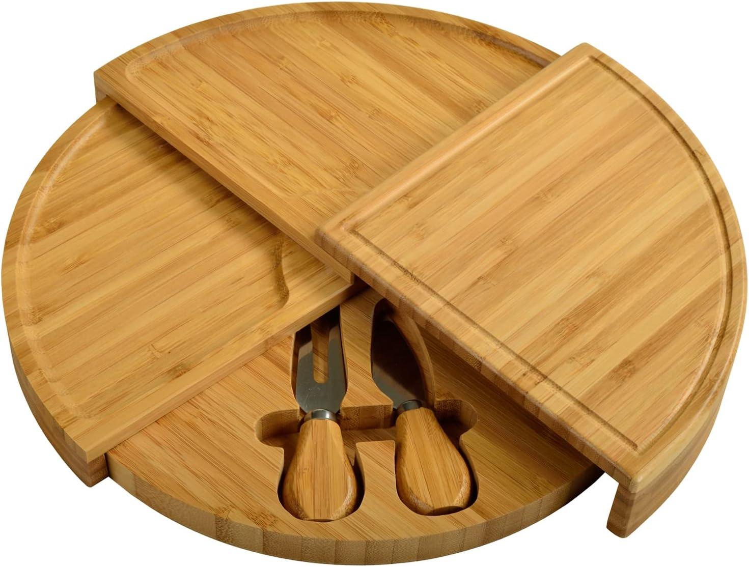 Picnic at Ascot Florence Transforming Bamboo Cheese Board Set (CB41)