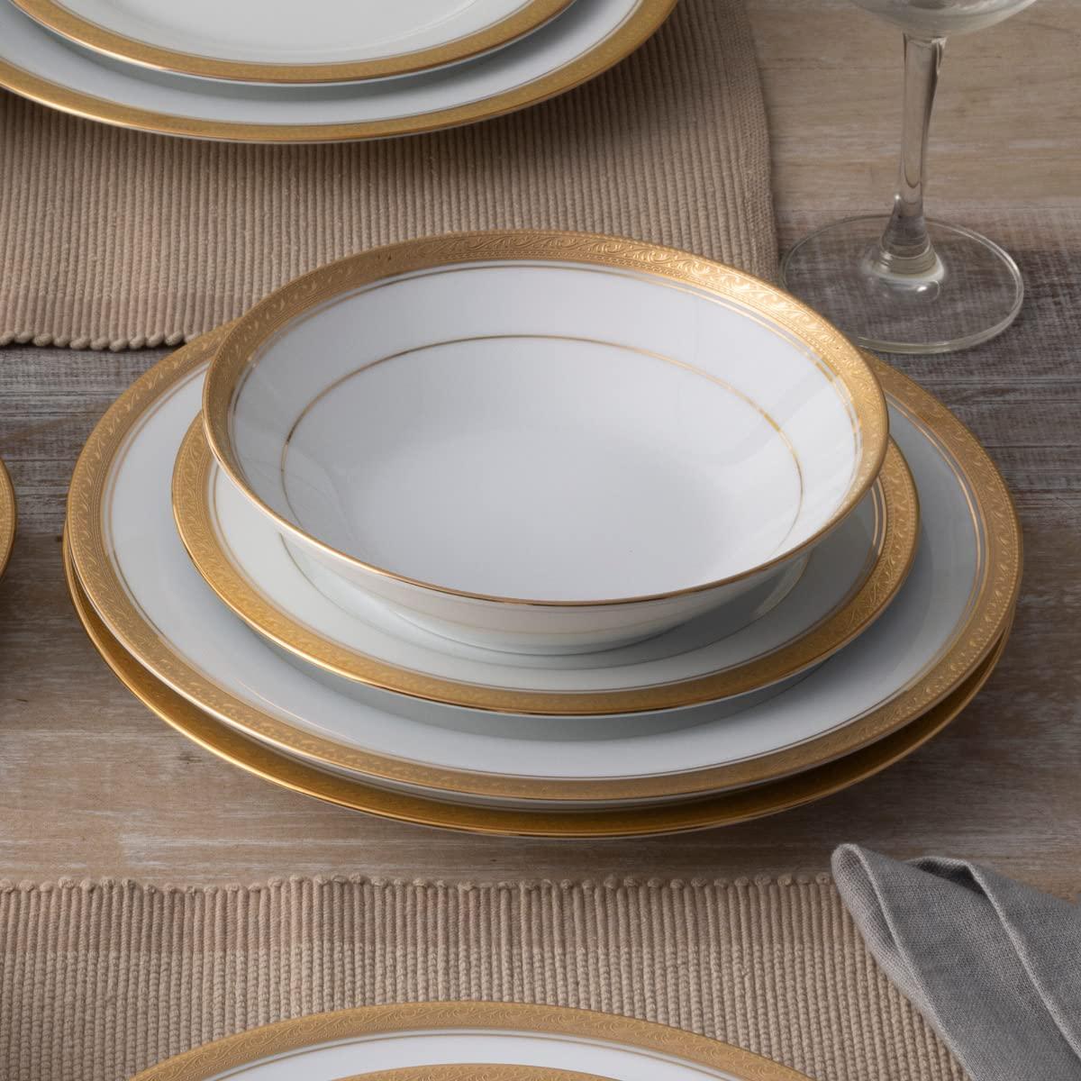 Noritake Noritake Crestwood 12-Piece Dinnerware Set, Service For 4