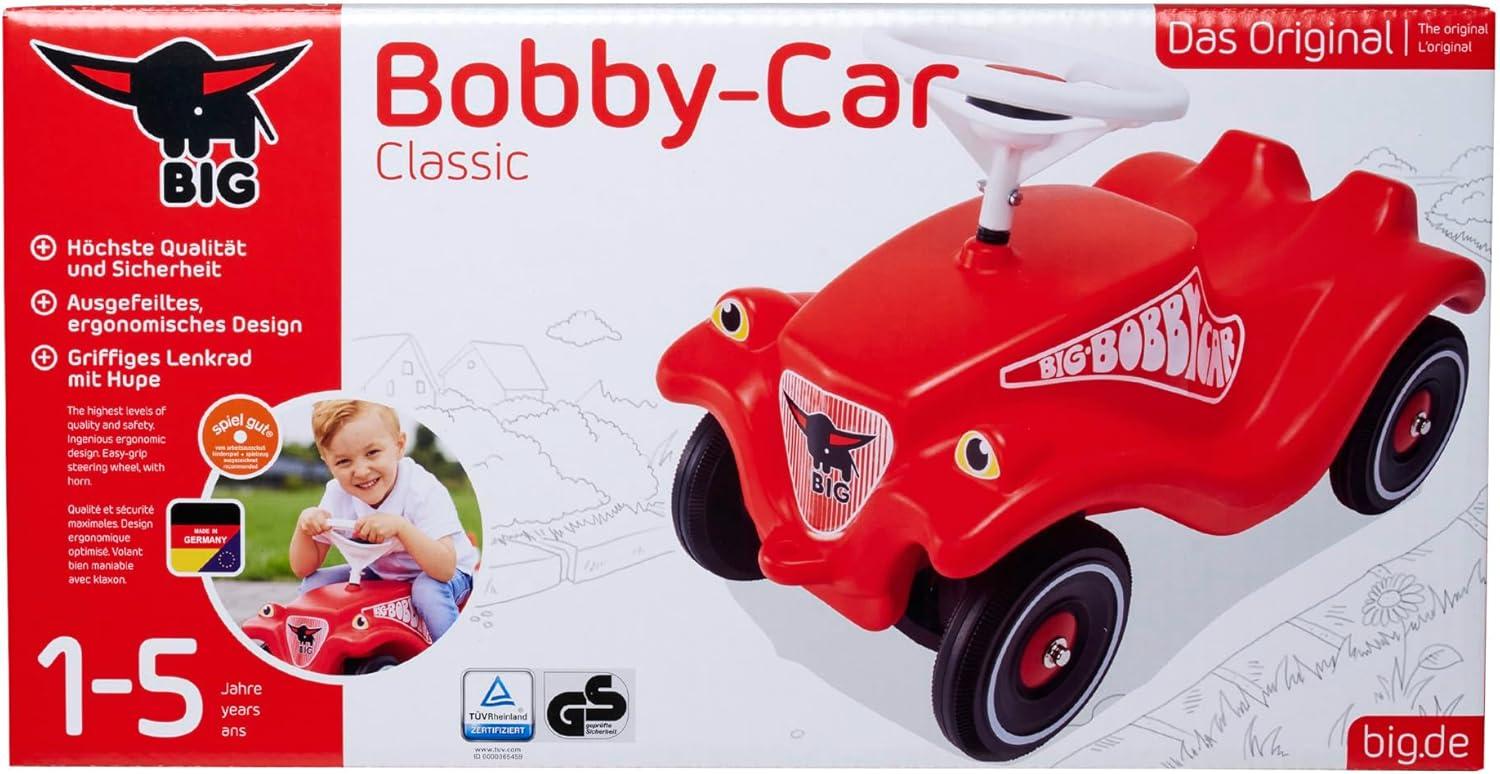 BIG Bobby Car Classic Ride-On Vehicle Red, No Installation