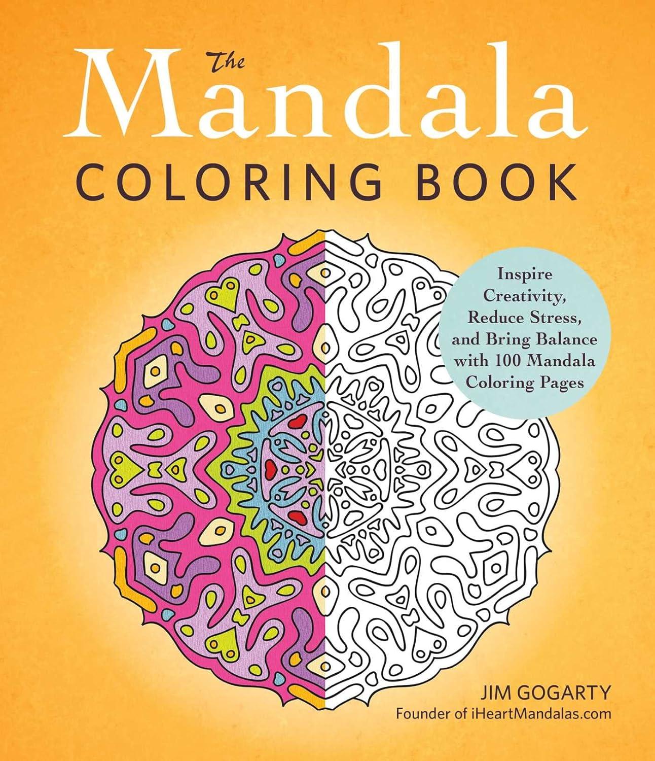 The Mandala Coloring Book with 100 Designs, Paperback