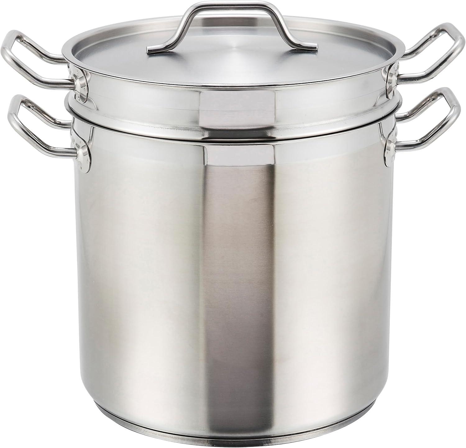 Winco Winco 8 Quarts Stainless Steel Steamer Pot