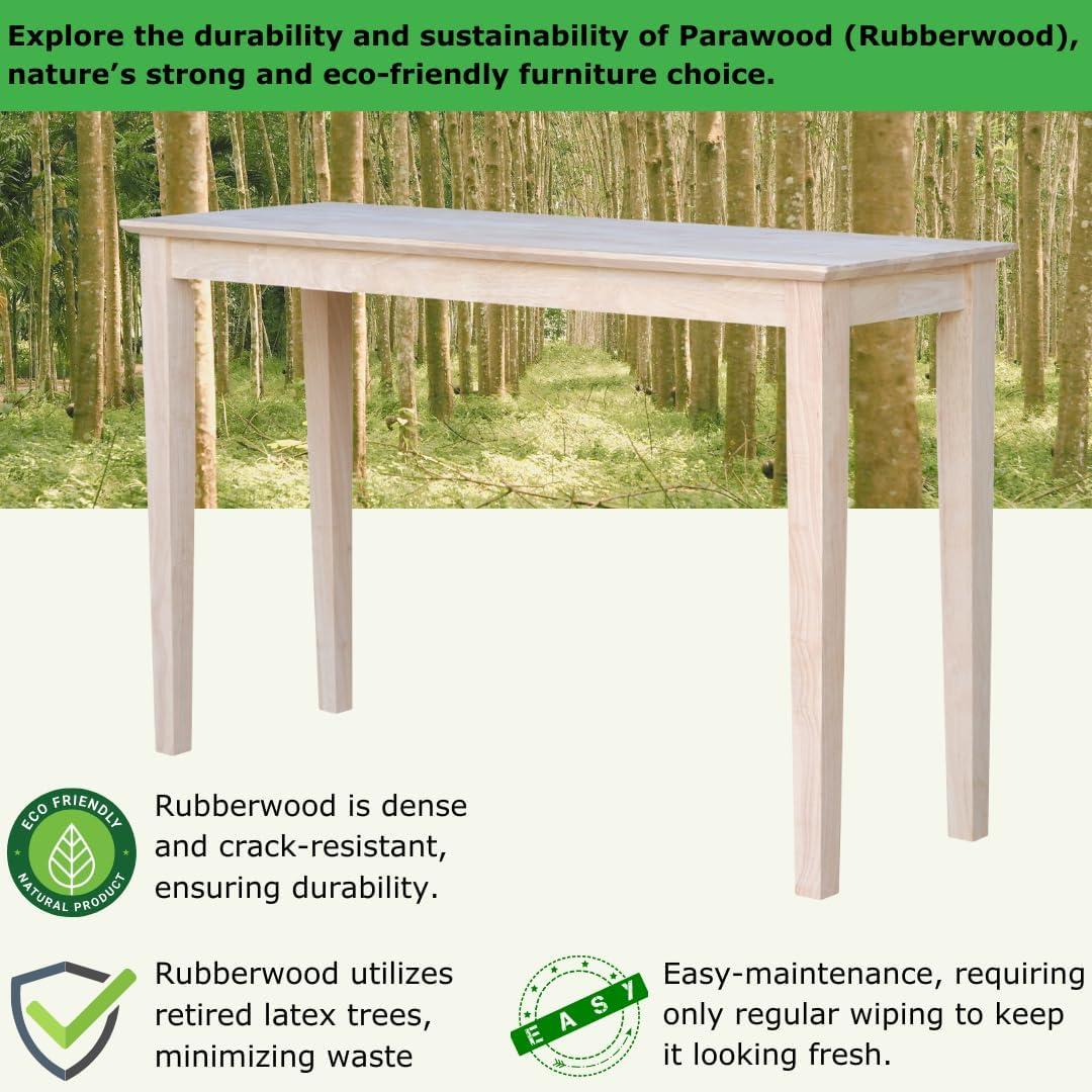 Shaker Table Unfinished - International Concepts