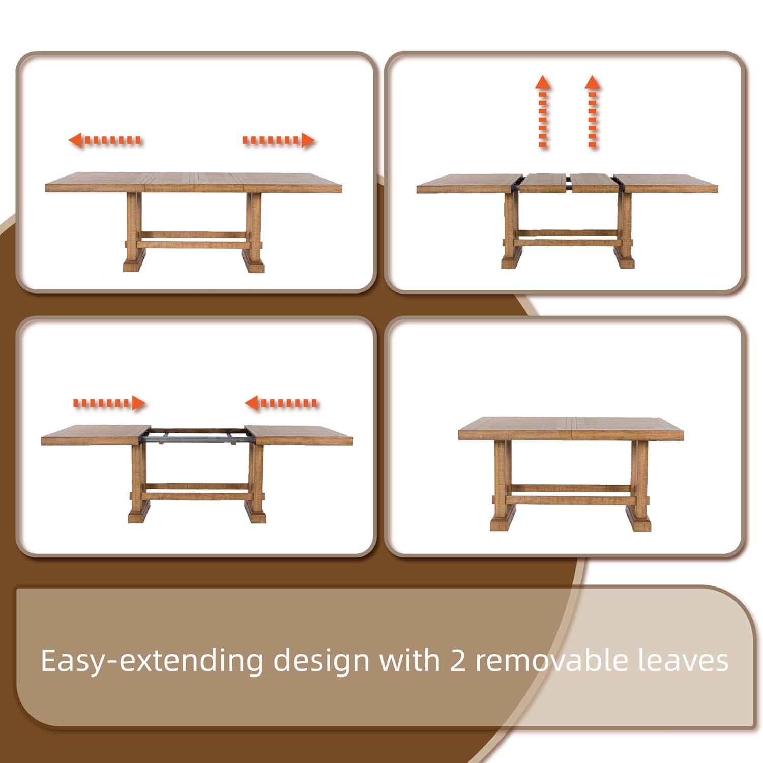 Ashley Furniture Havonplane Brown Counter Height Dining Extension Table