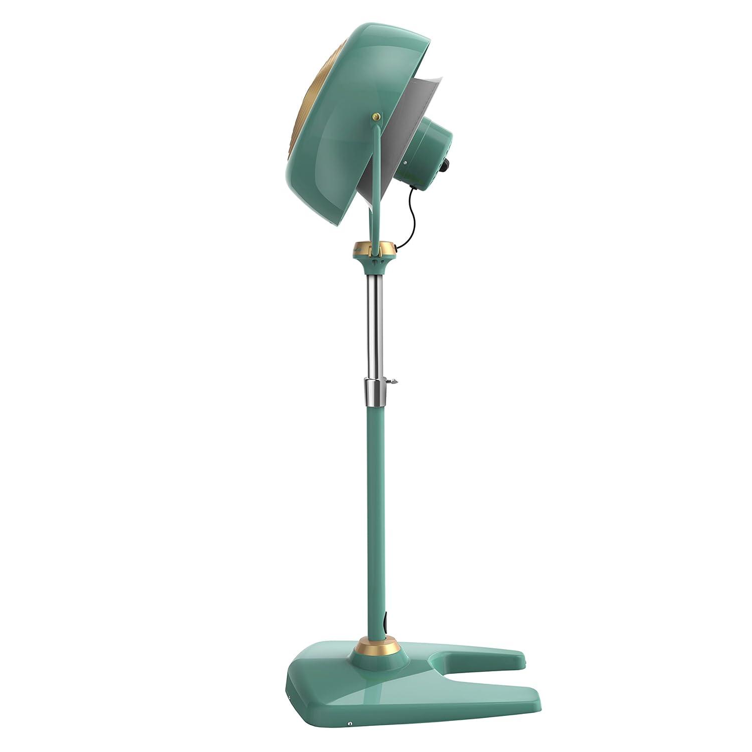 Vornado Timeless Vornado VFAN Sr. Pedestal Vintage Fan Retro Metal Standing Air Circulator for Cooling & Decor 3 Speeds, Adjustable Tilt