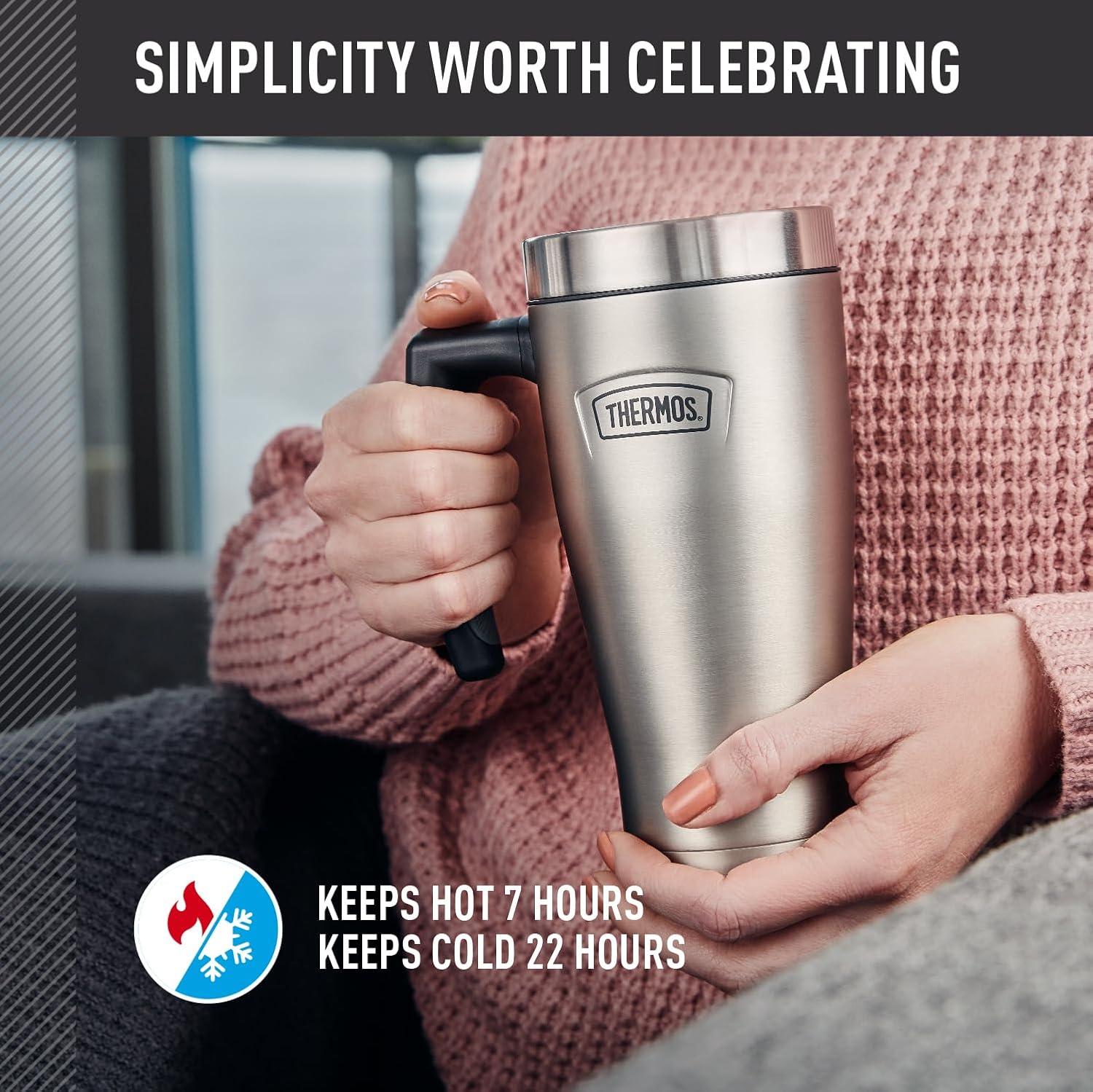 Thermos 16 oz. Icon Stainless Steel Travel Mug - Glacier