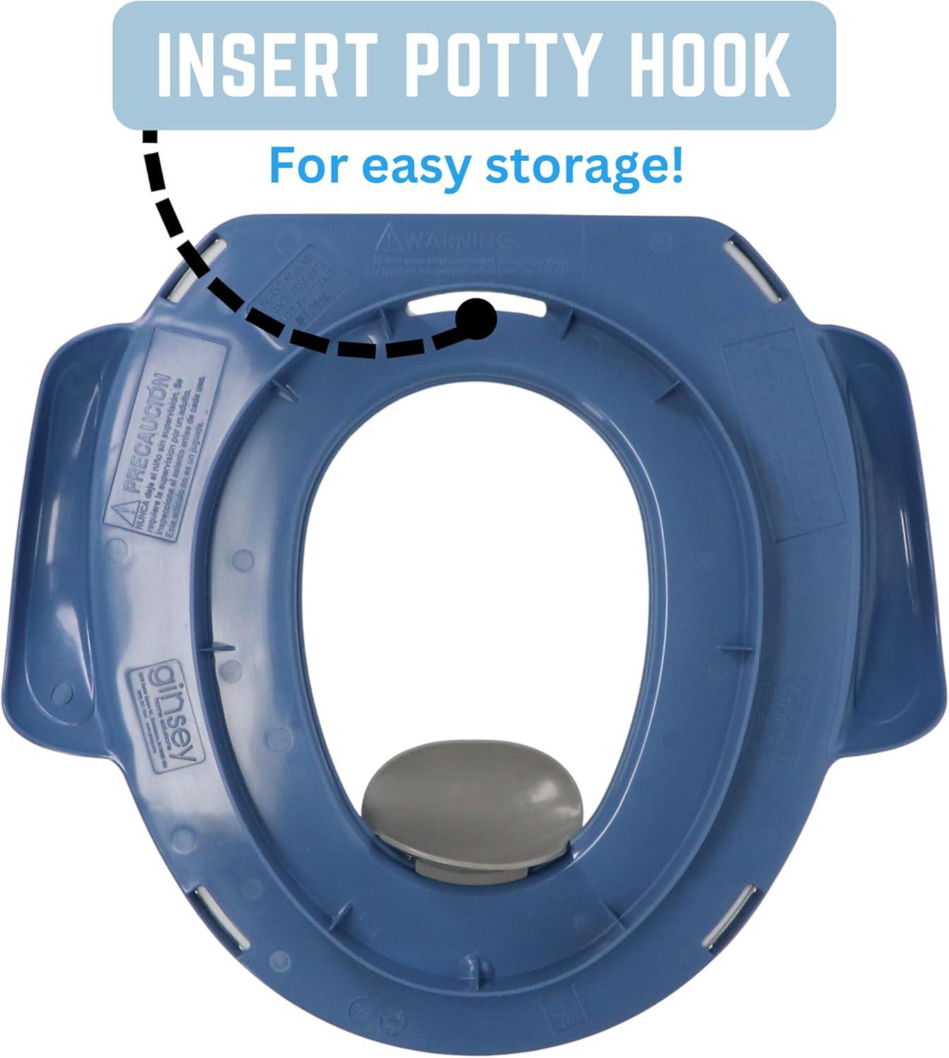 Bluey Soft Potty Seat - Potty Training Toilet Seat, Soft Cushion, Baby Potty Training, Safe, Easy to Clean C33