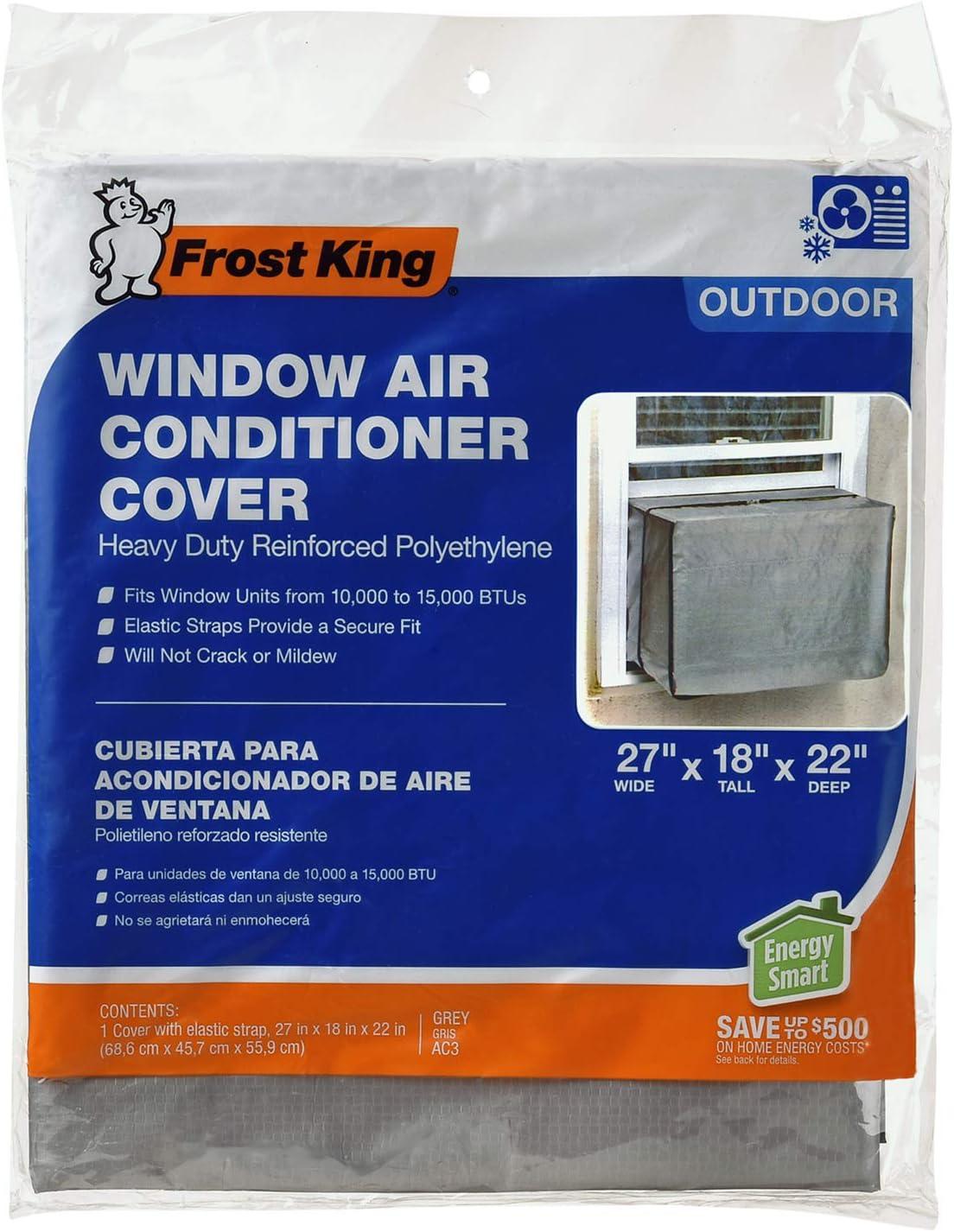 Thermwell 18" x 27" x 22" Winter Protection Polyethylene Window Air Conditioner Cover