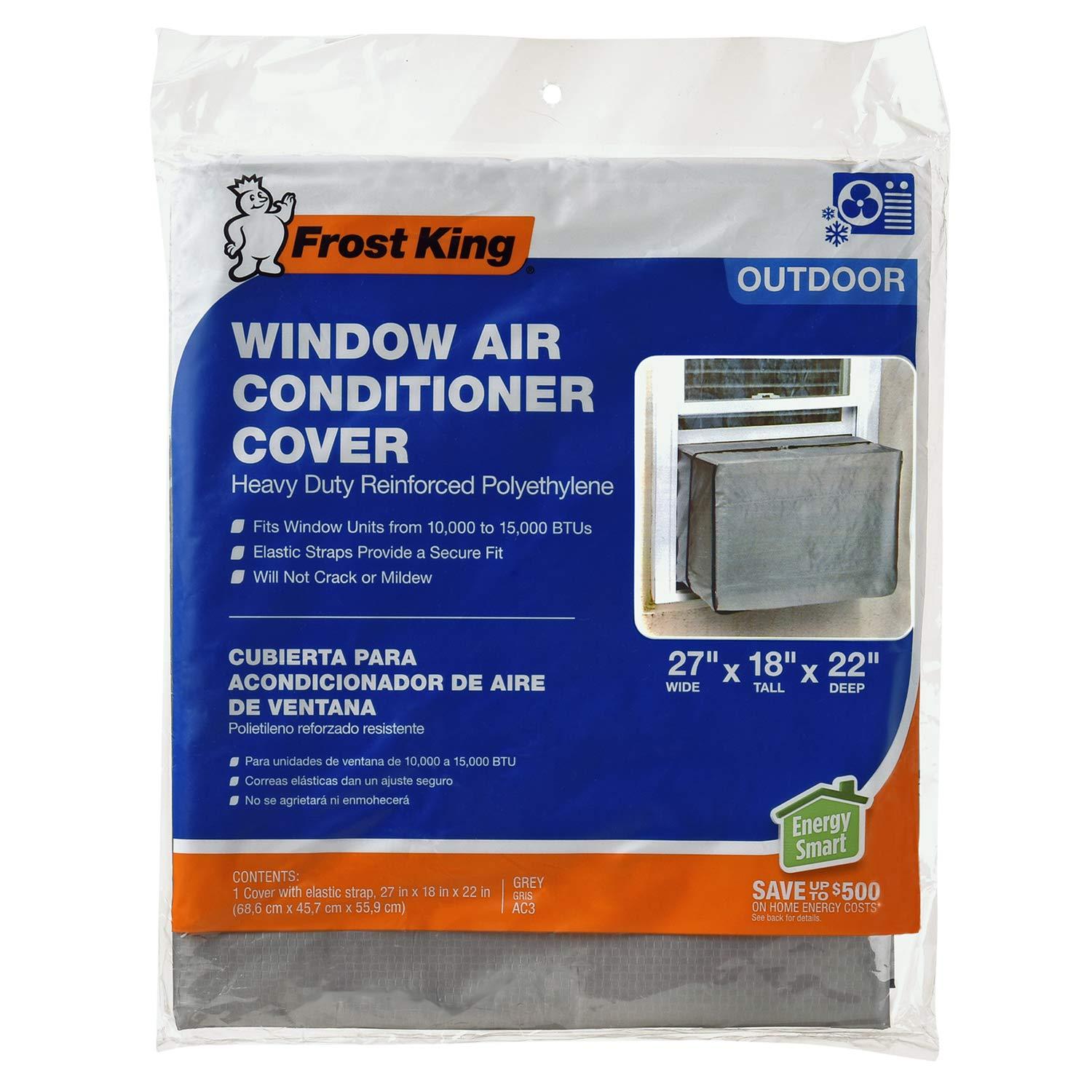 Thermwell 18" x 27" x 22" Winter Protection Polyethylene Window Air Conditioner Cover