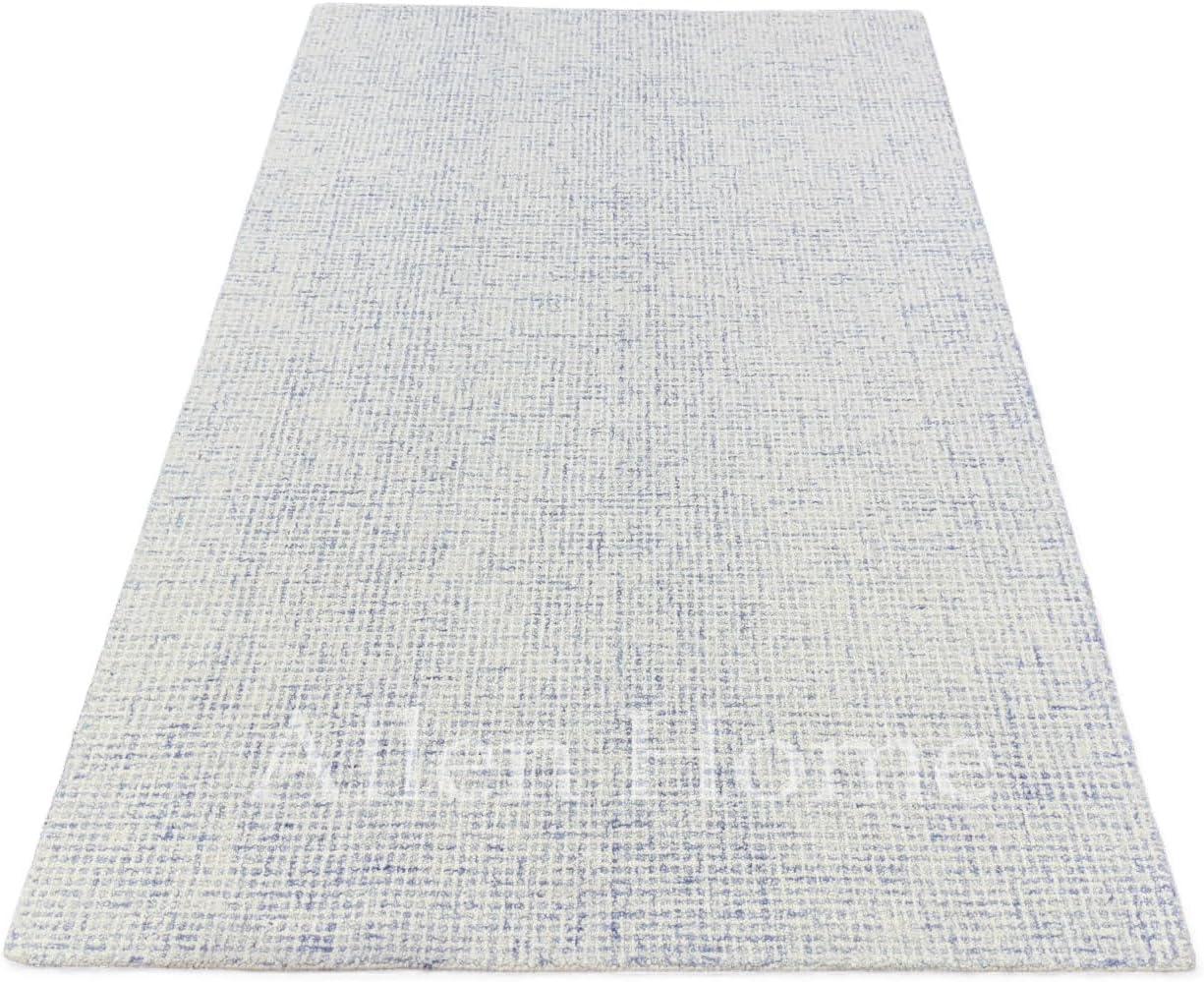 Rowe Handmade Tufted Ivory/Blue Rug