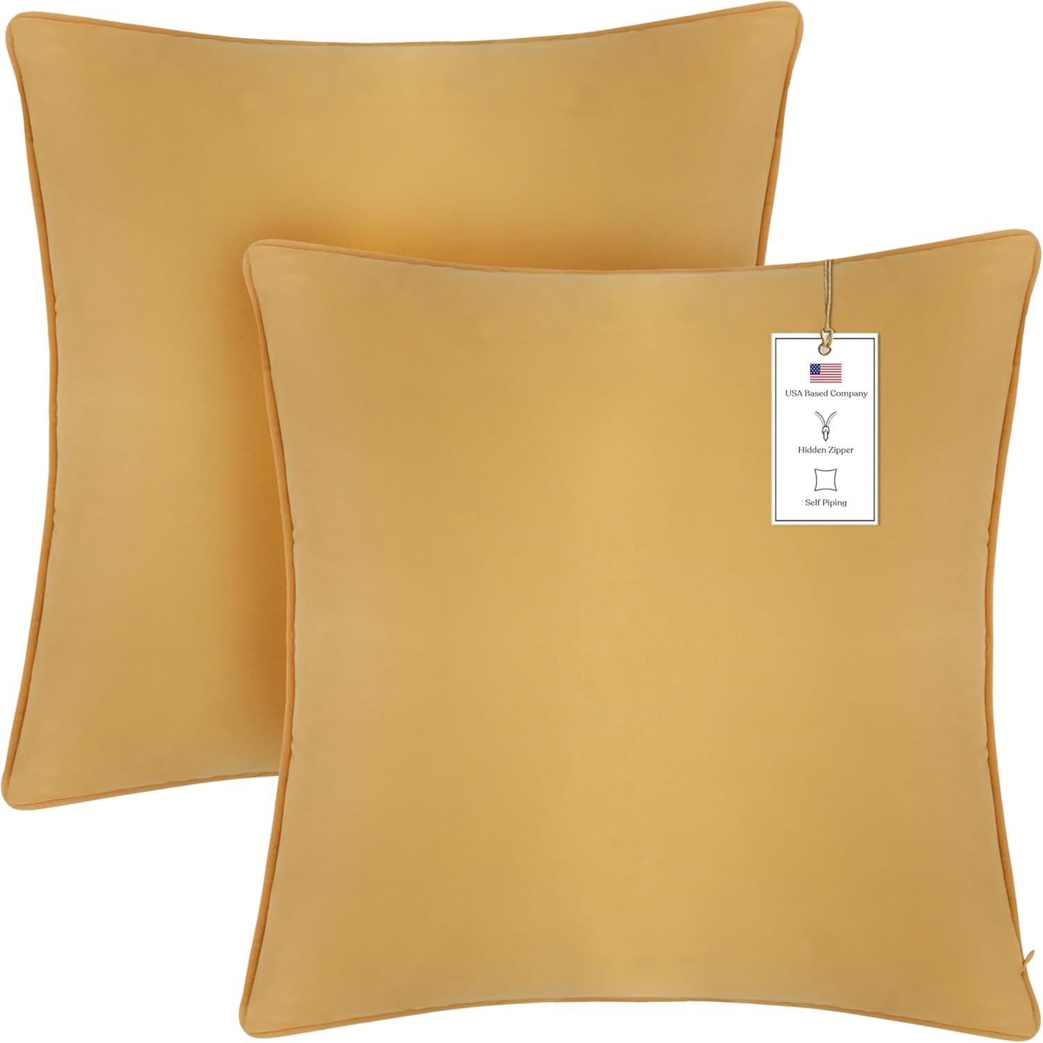 A1 Home Collections LLC Velvet Pillow Cover (Set of 2)