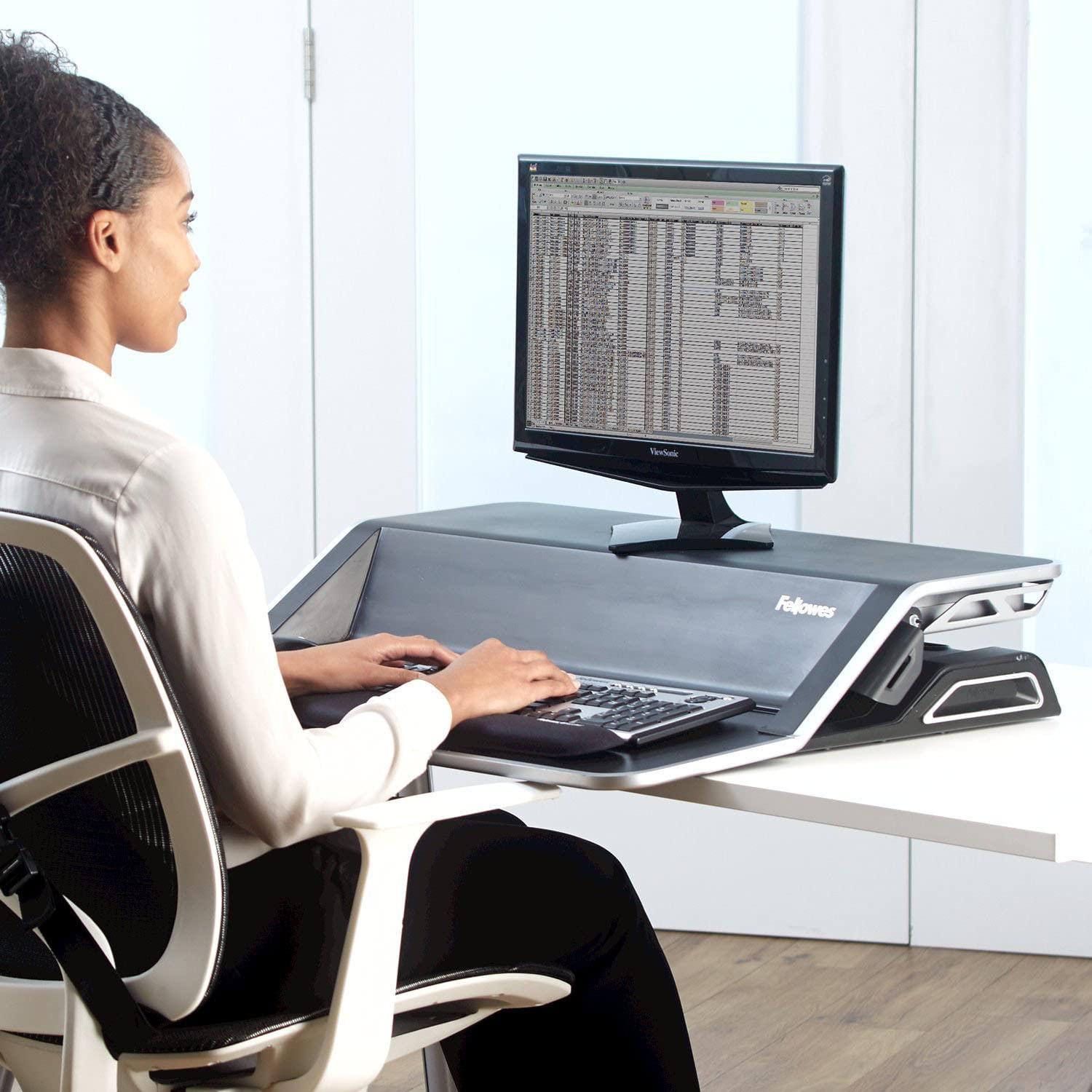 Fellowes Fellowes Lotus Dx Sit-stand Workstation - Black