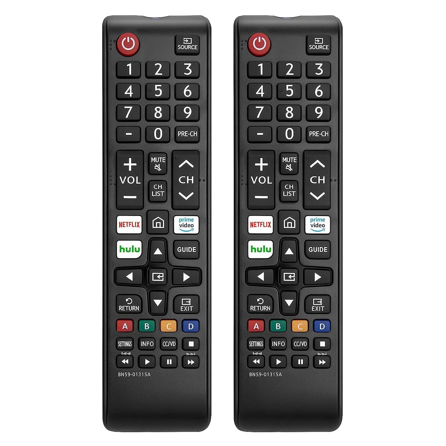 (Pack of 2)ZOUYUE Universal Remote for All Samsung TV,Compatible for All Samsung Smart TV LED LCD HD TV
