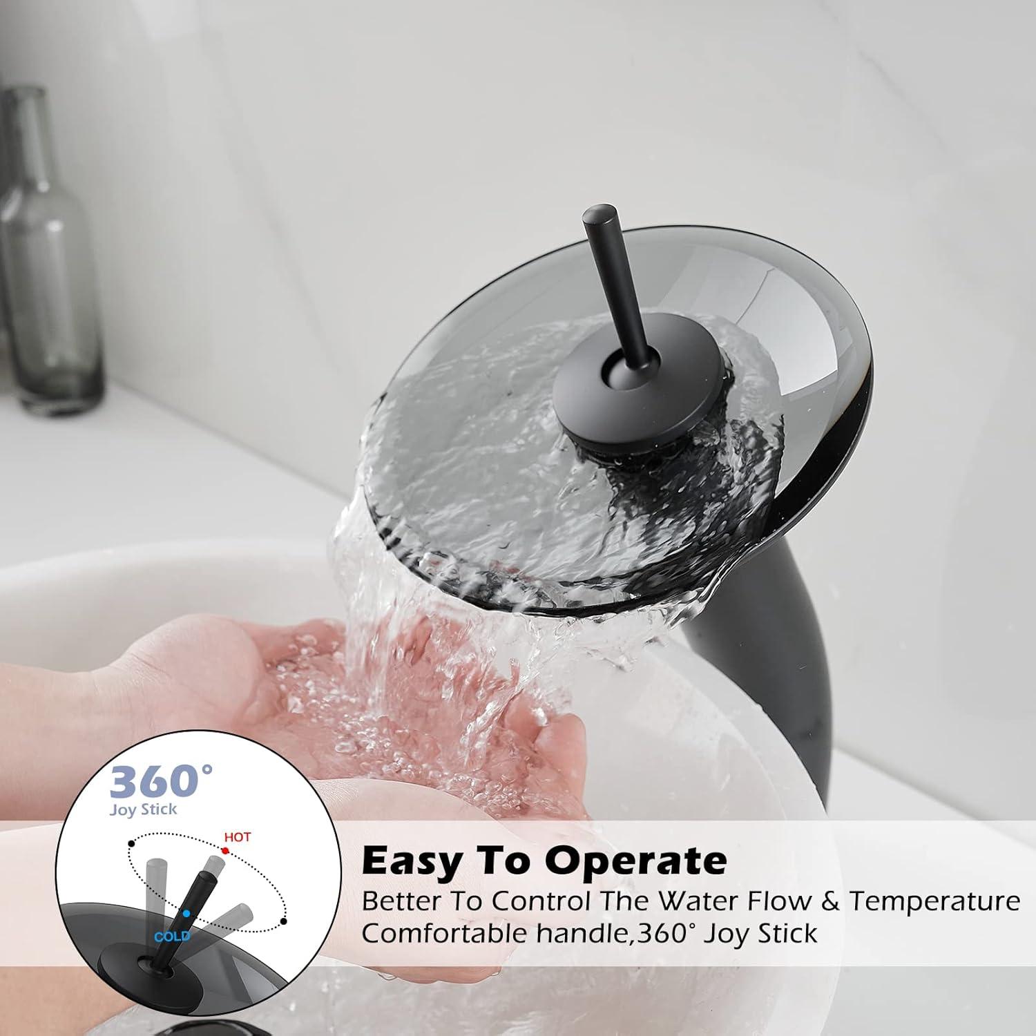 Waterfall Vessel Bathroom Faucet