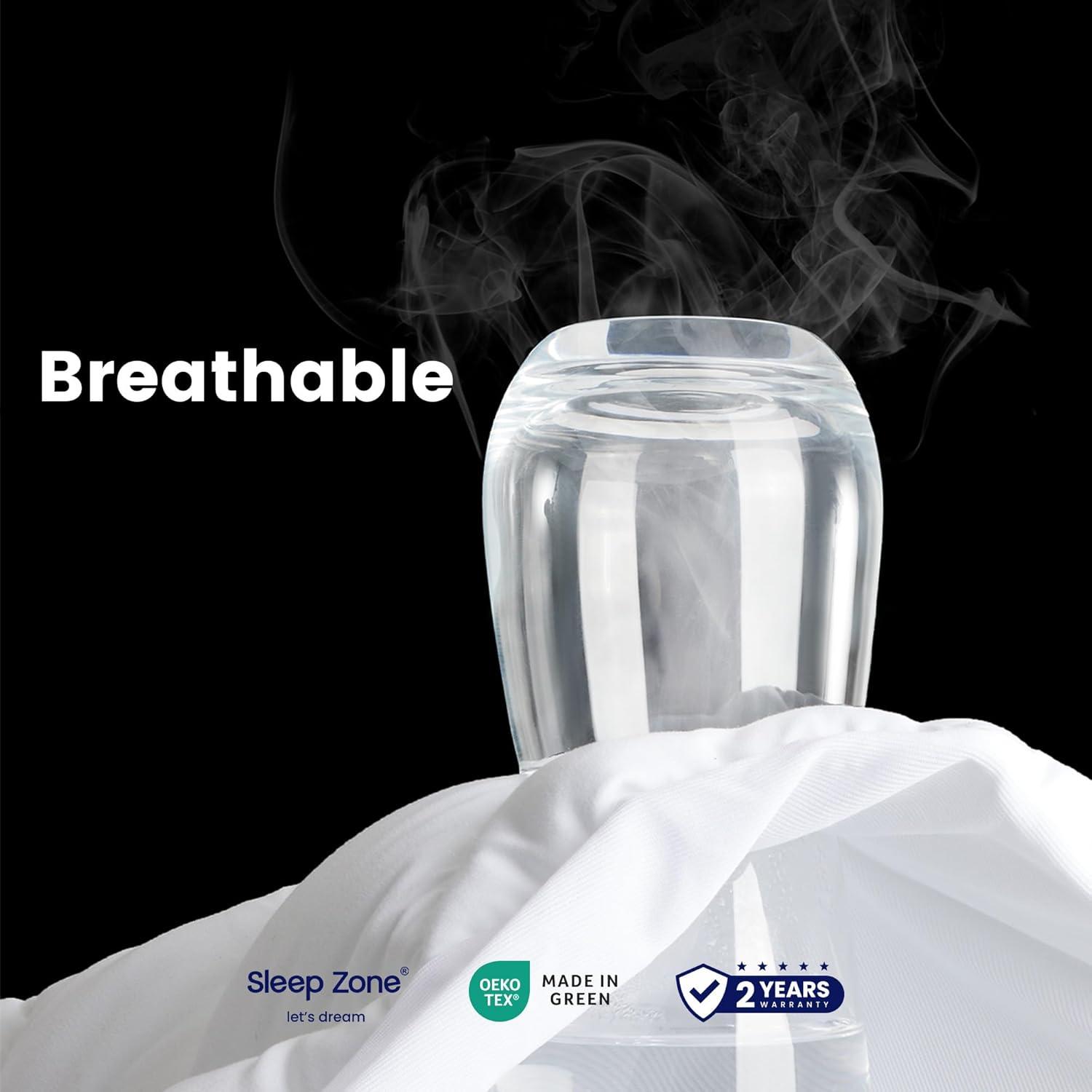 Mattress Pad - Soft and Hypoallergenic  - Thick and Odorless Polyester Filling - 152 Thread Count