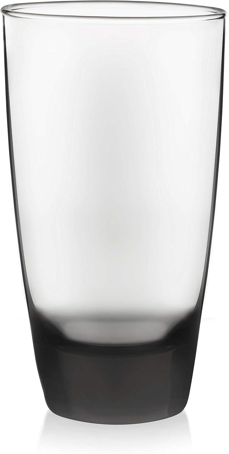 Libbey Classic Smoke 16 Piece Tumbler and Rocks Glass Set