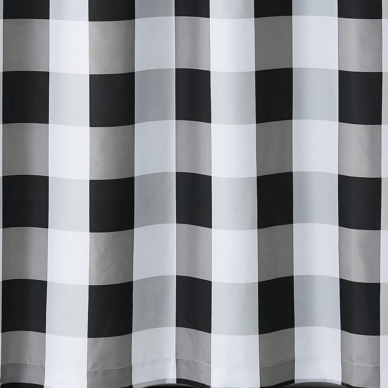 Truly Soft Plaid Shower Curtain