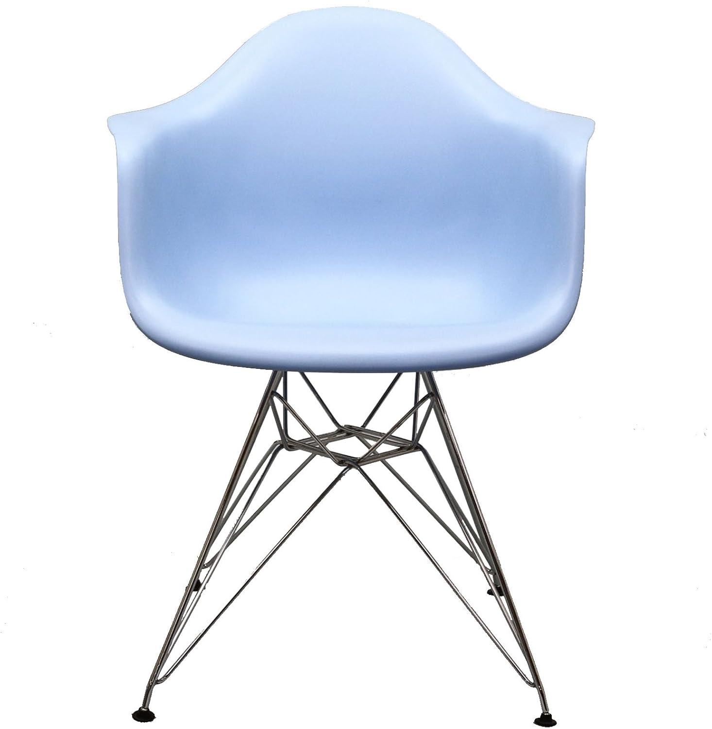 Modway Modway Plastic Dining Chair with Wire Base