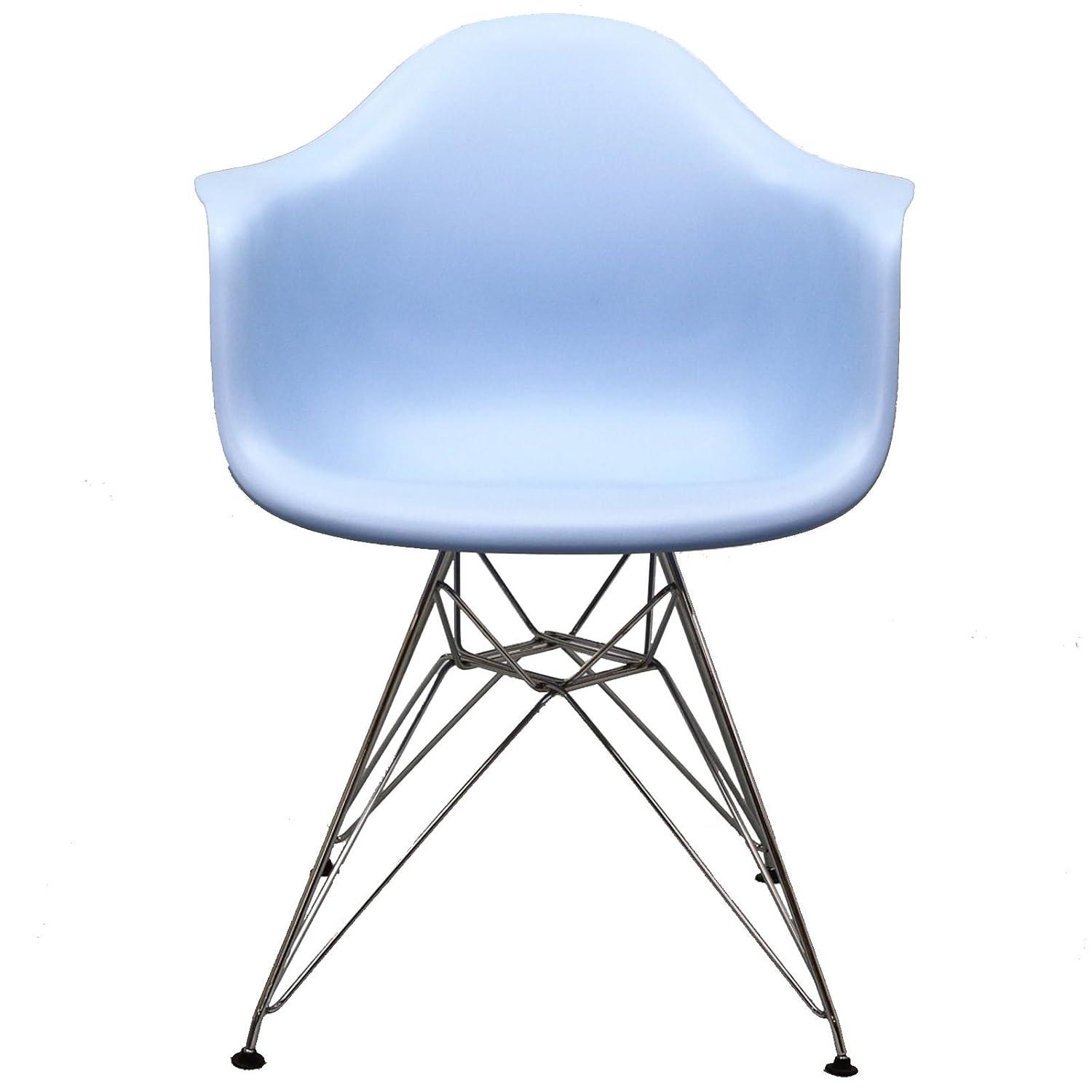 Modway Modway Plastic Dining Chair with Wire Base