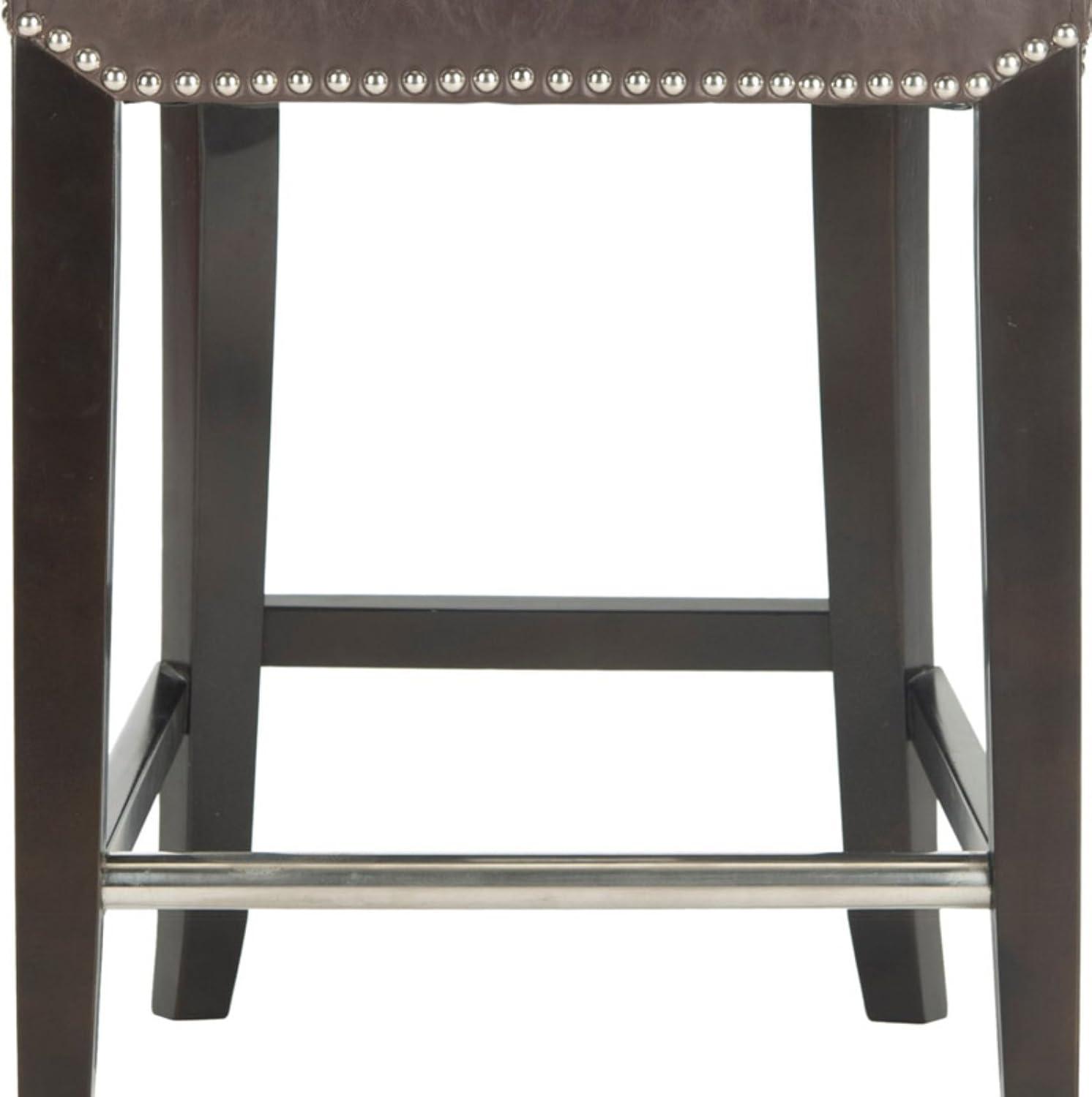 Darby Home Co Bowie Upholstered Counter Stool with Solid Wood Frame