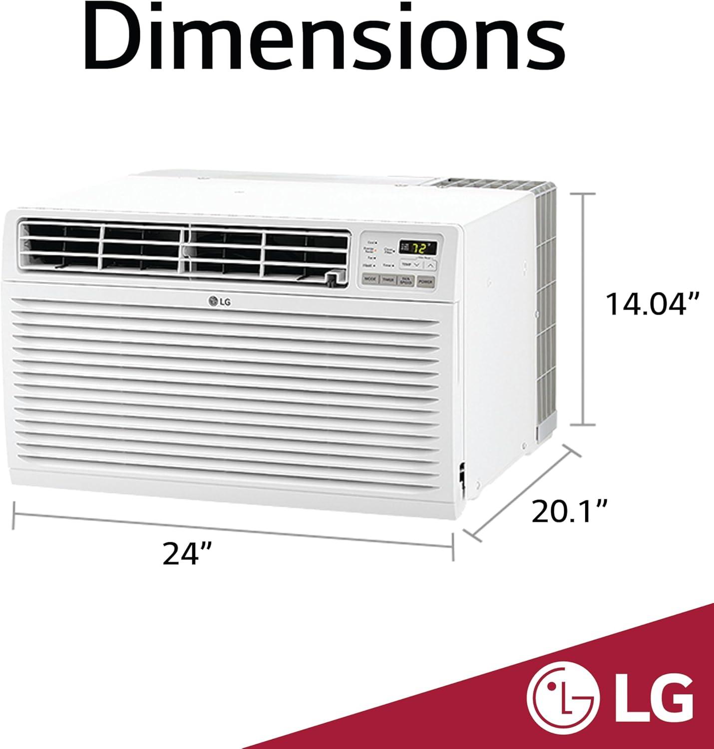 LG Appliances Home Comfort LG 11,500/11,800 BTU 230V Through-the-Wall Air Conditioner with Remote Control