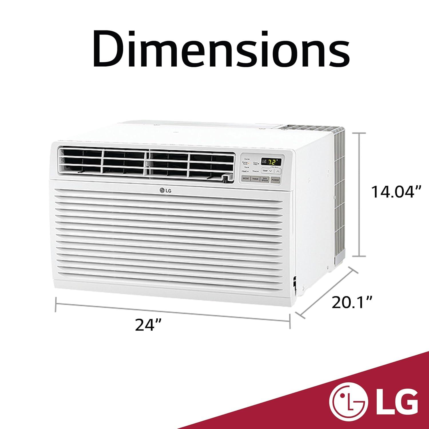 LG Appliances Home Comfort LG 11,500/11,800 BTU 230V Through-the-Wall Air Conditioner with Remote Control