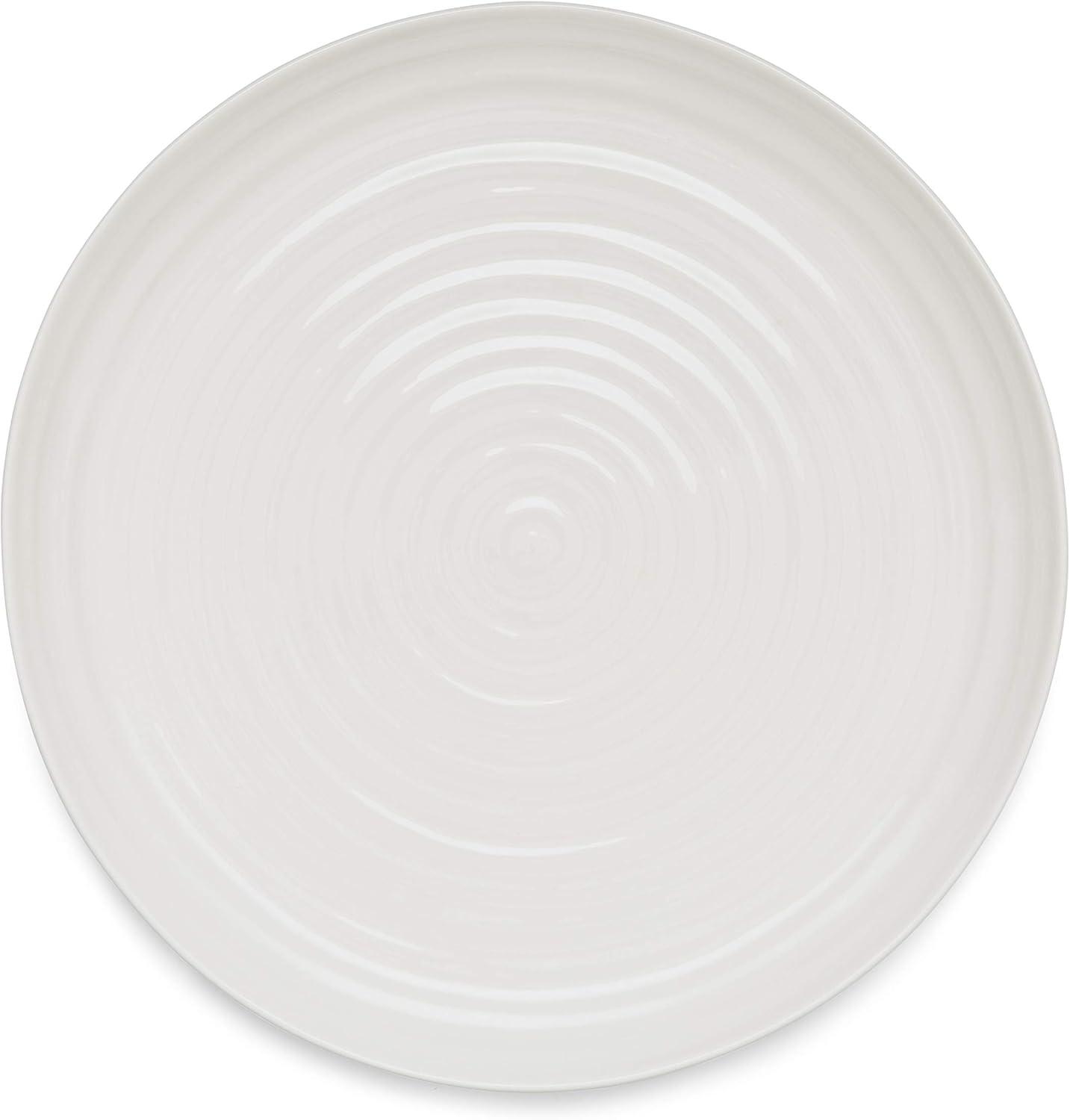 Portmeirion Sophie Conran-White Platter, Round 12"