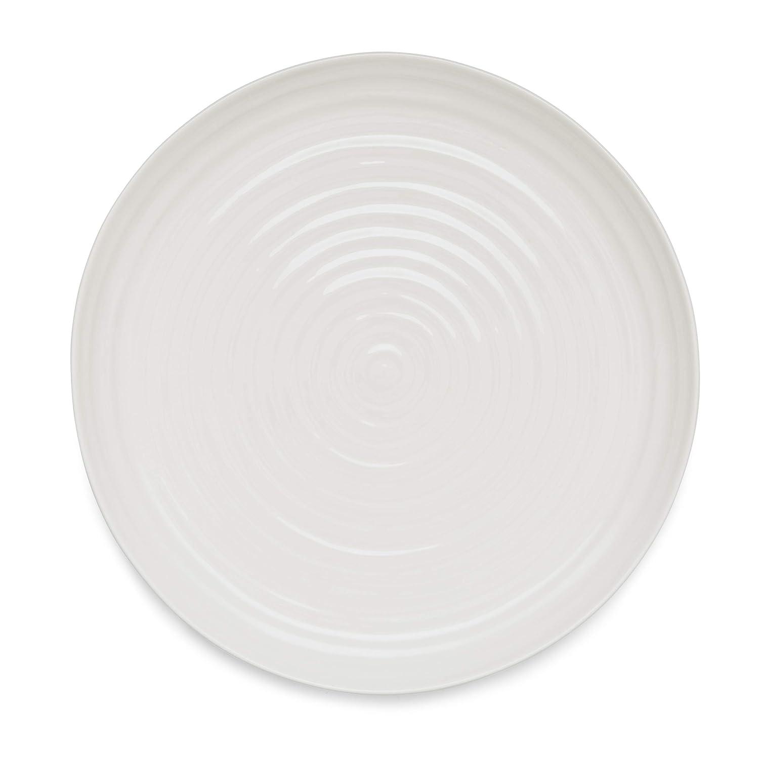 Portmeirion Sophie Conran-White Platter, Round 12"