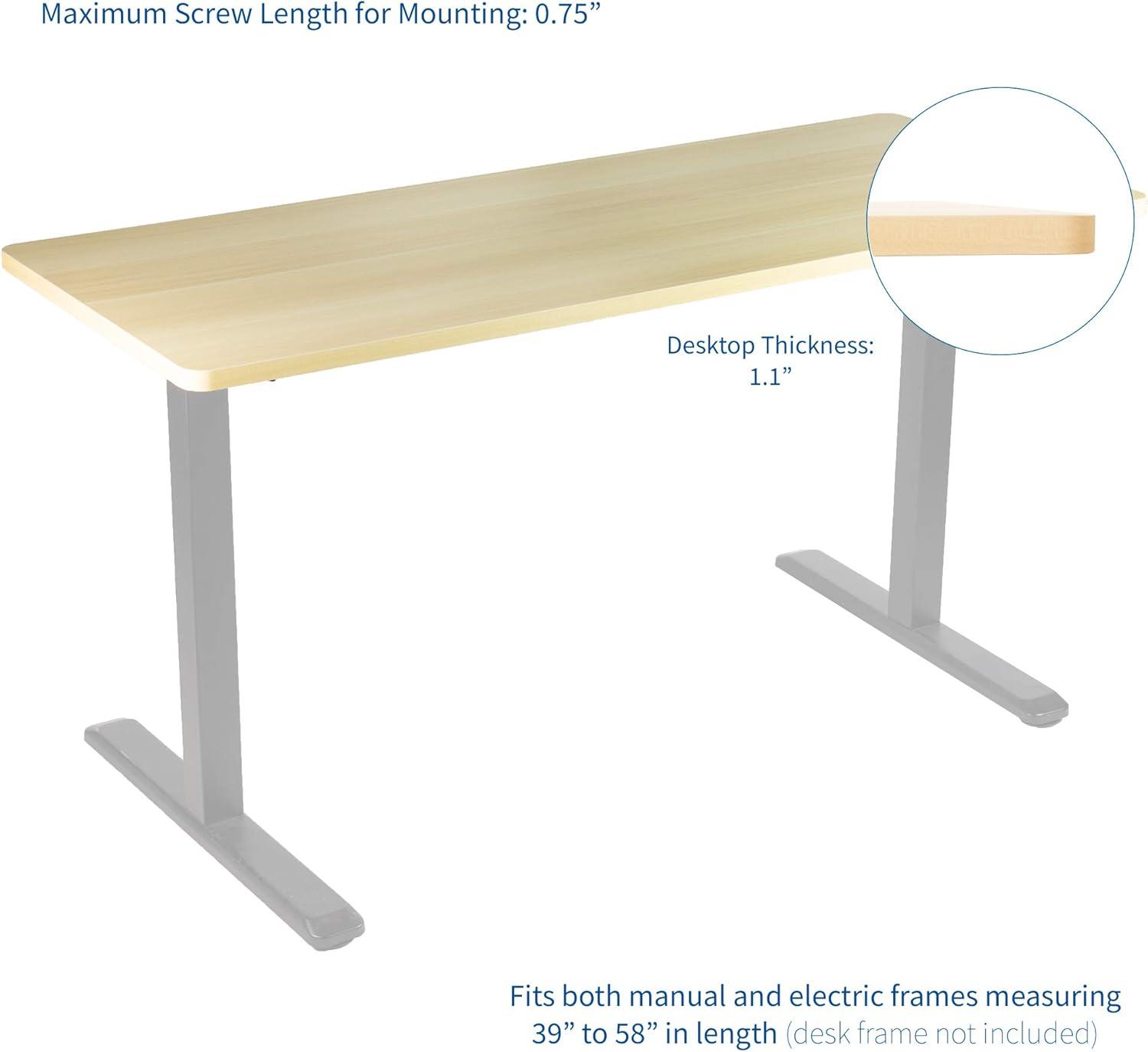 Universal Table Top for Sit to Stand Desk Frames