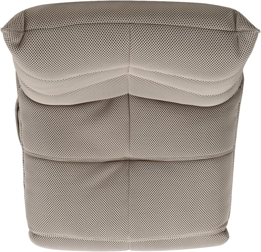 Jennifer Taylor Home Rearden 35.5" Swivel Glider Manual Recliner Armless Lounge Chair, Cement Gray 3D Tech Mesh