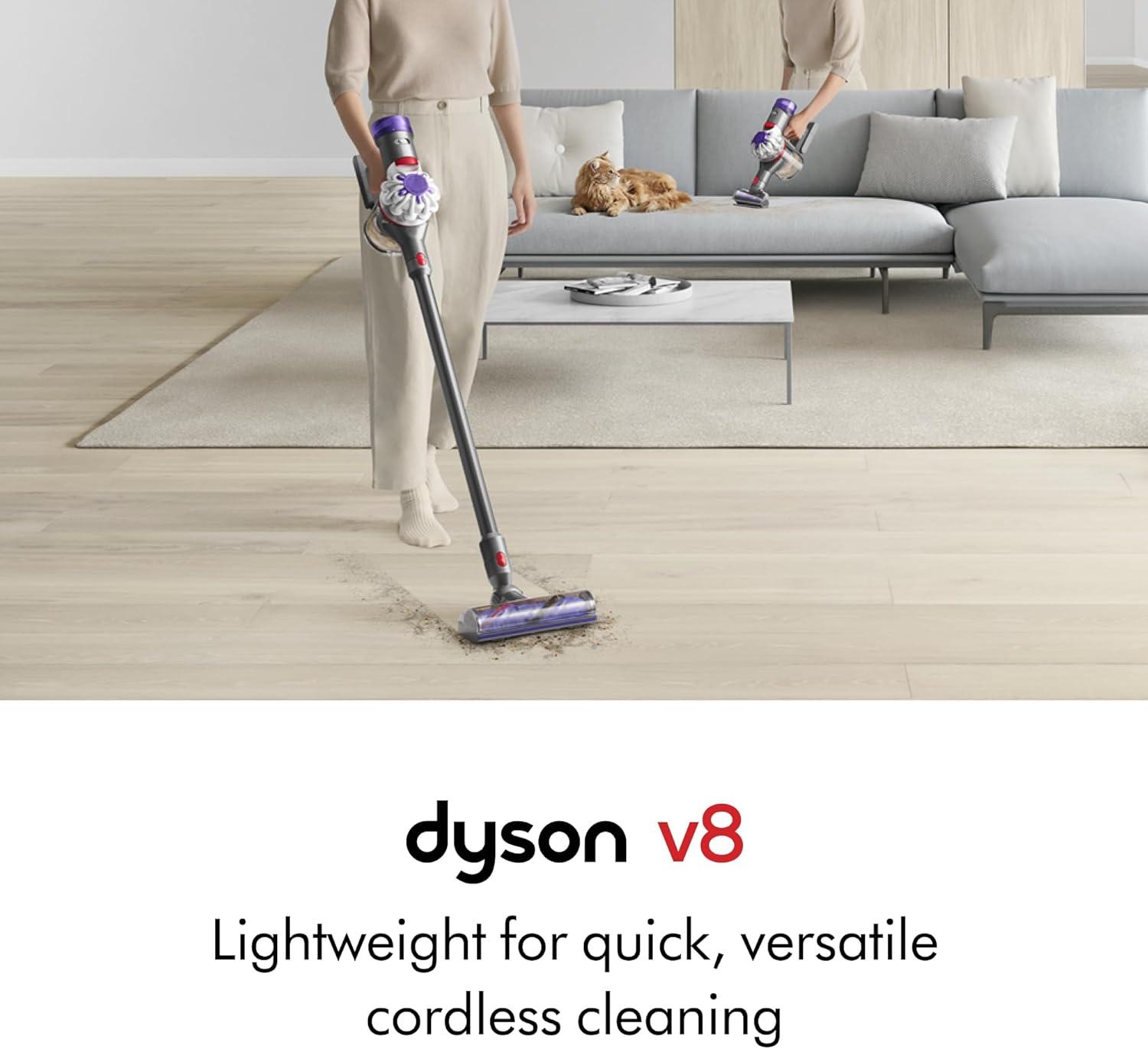 Dyson V8 Cordless Vacuum with 5 Extra Accessories