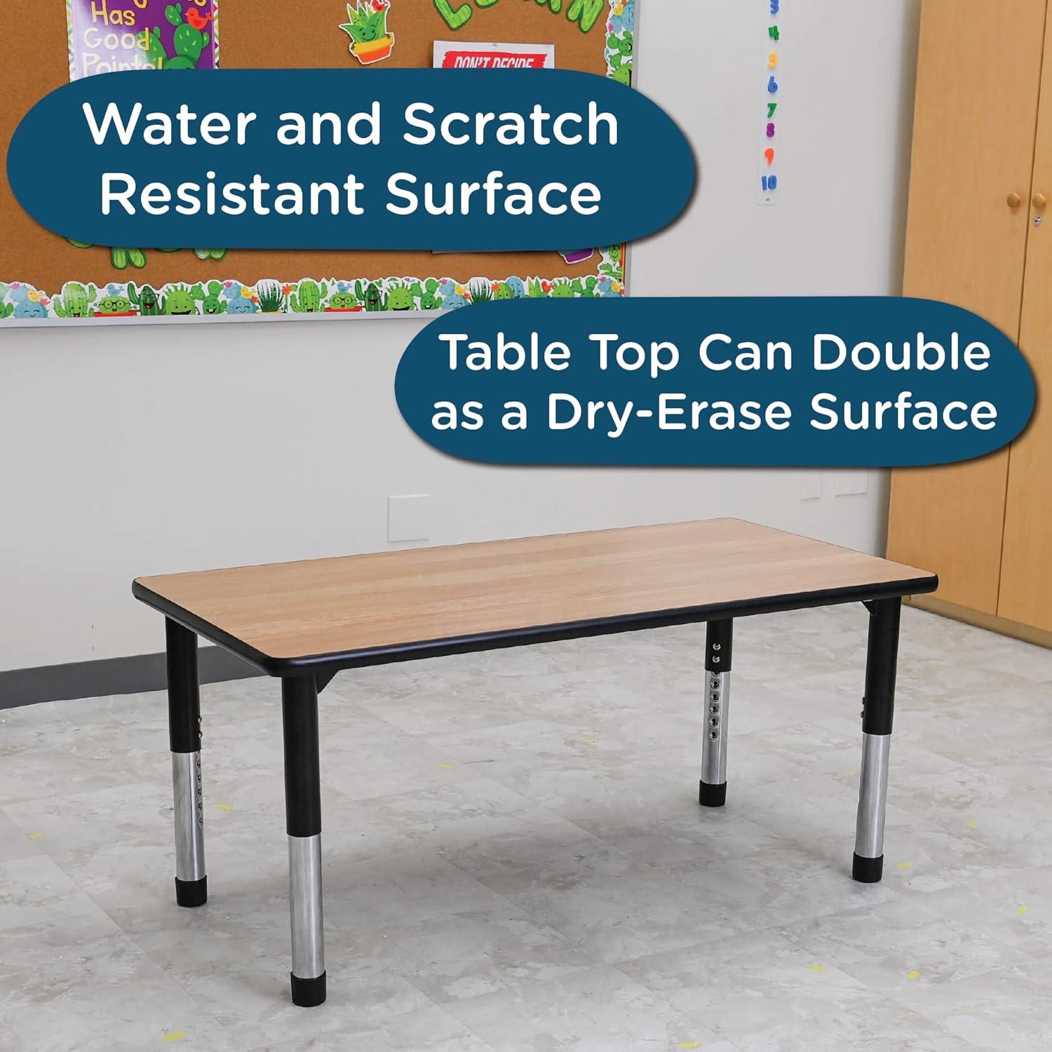 Children's Factory AS WE GROW Rectangular Adjustable Table