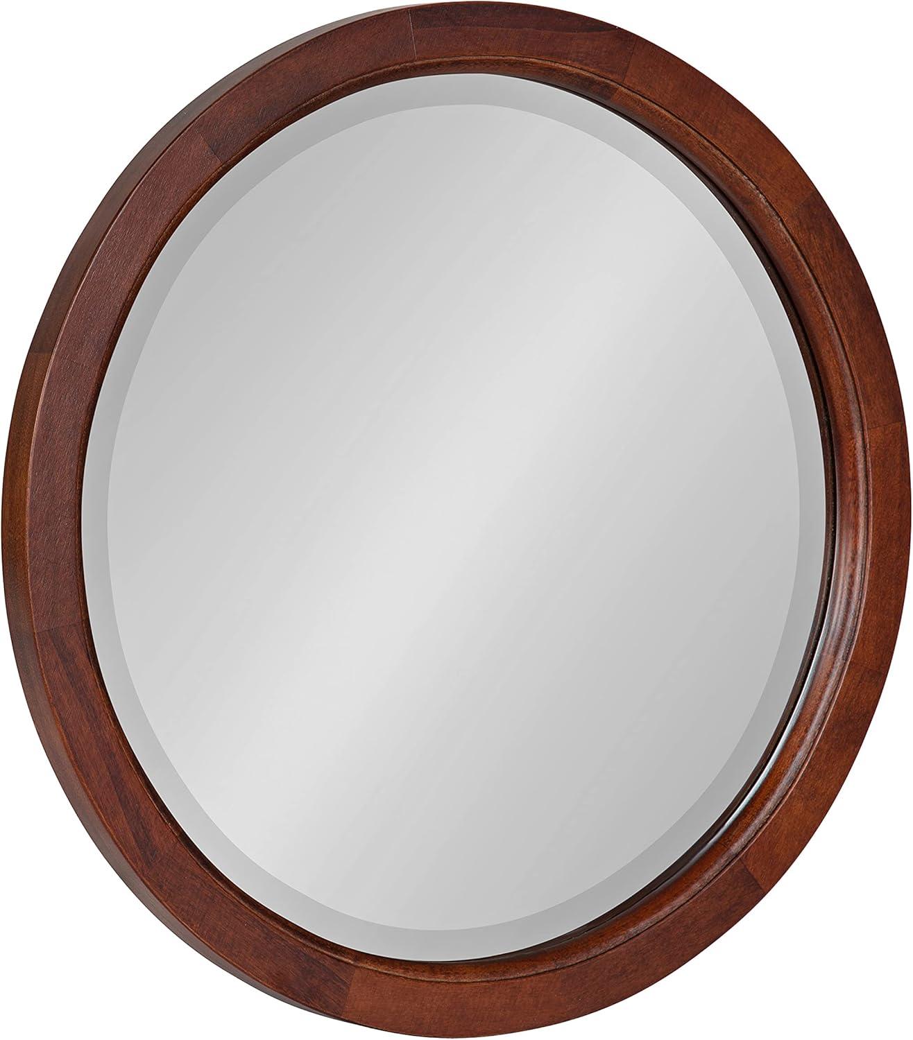 Hogan Round Framed Decorative Wall Mirror - Kate & Laurel All Things Decor