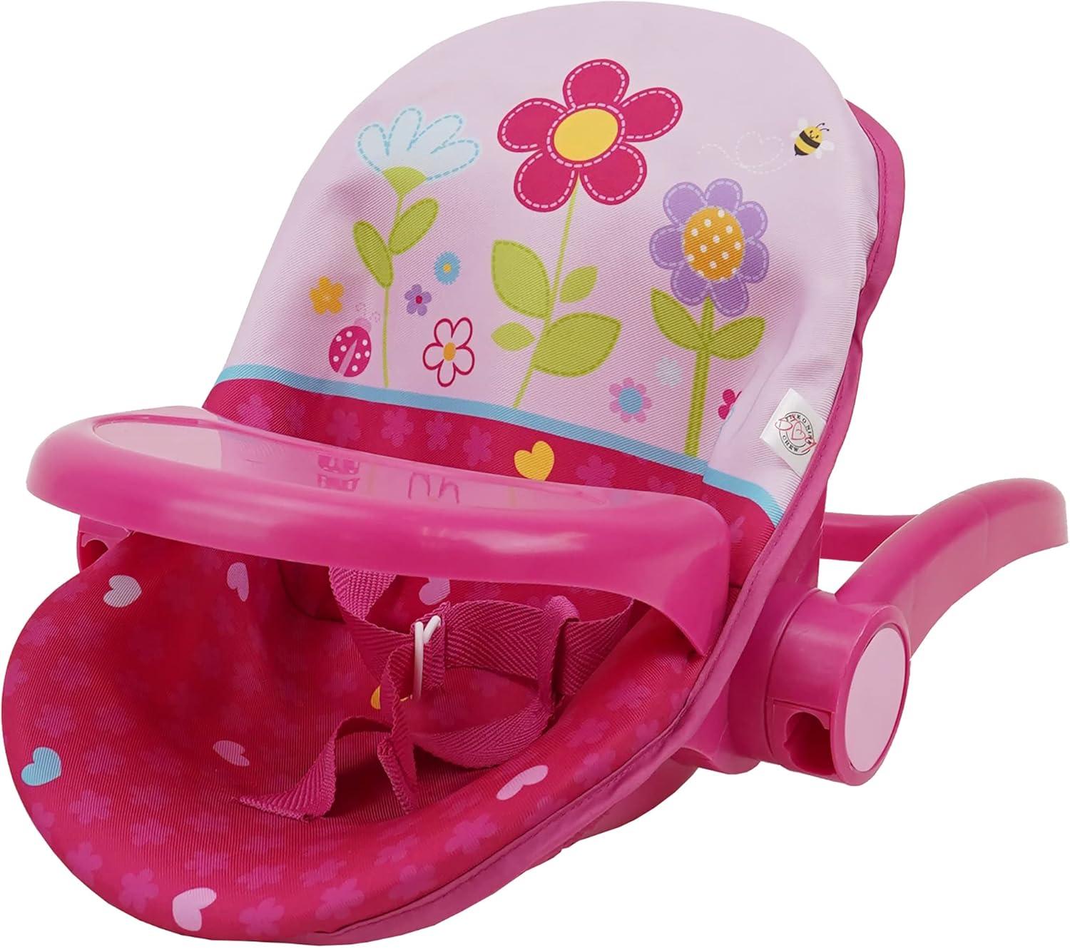 509: Garden Doll 3-in-1 Feed n Swing Combo Play Set - Kids Pretend Play, Converts to Highchair, Swing, & Carrier, Ages 3+