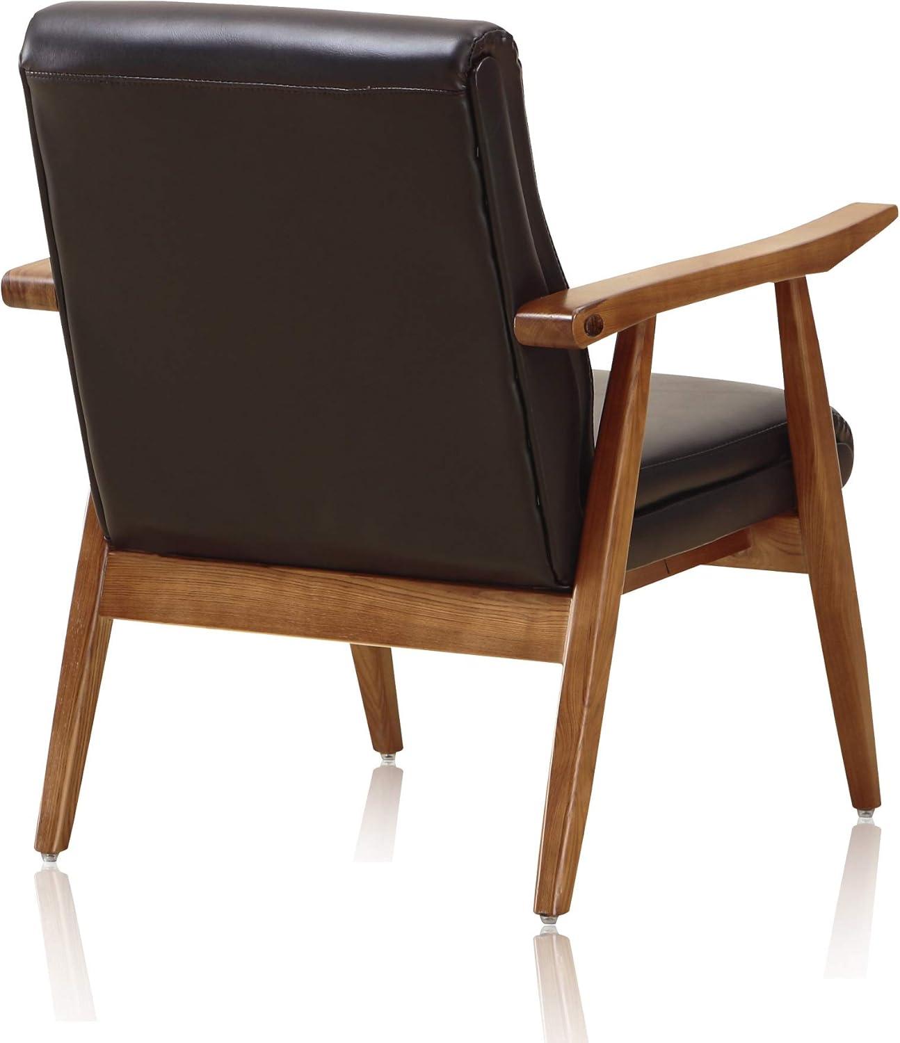 Parrett Faux Leather Armchair