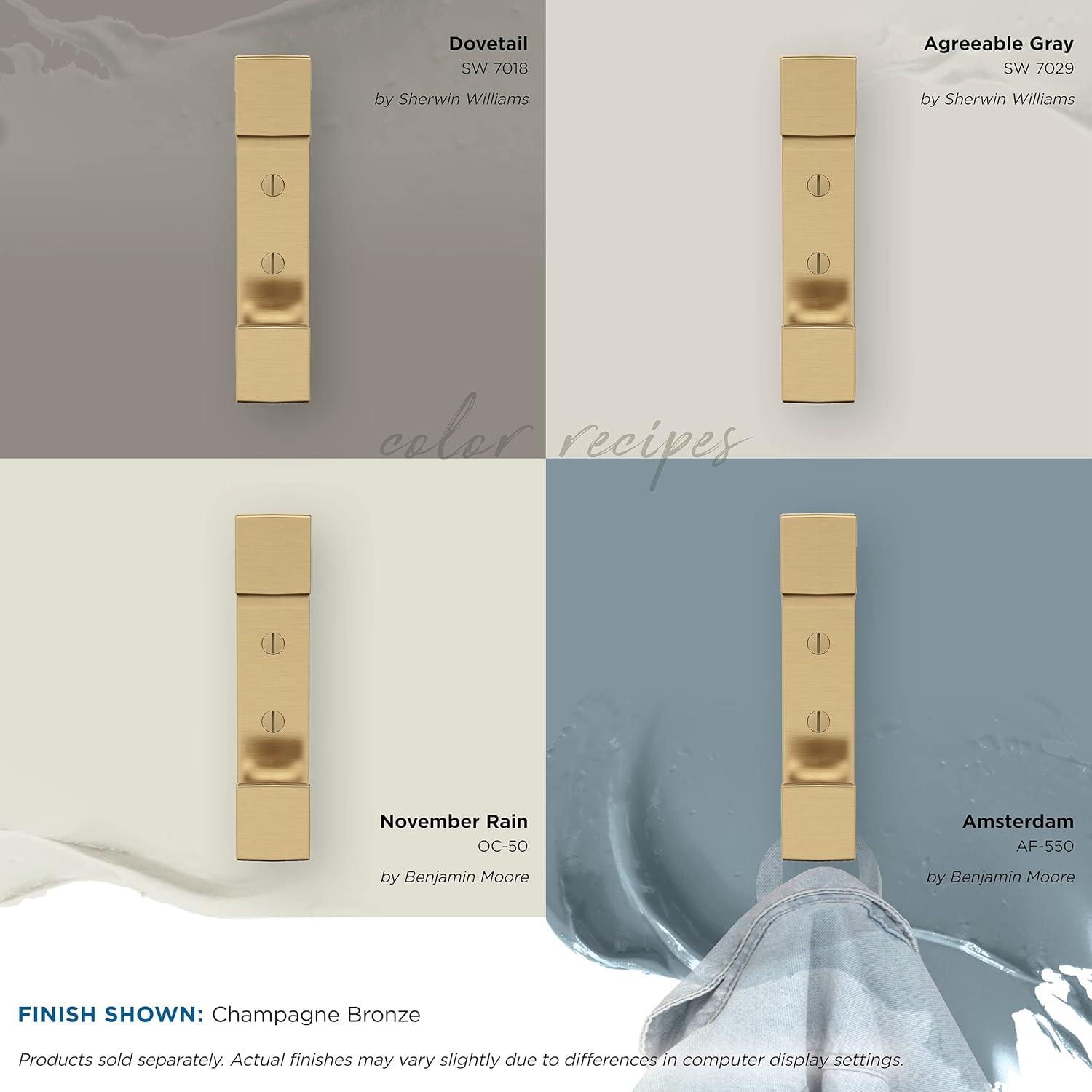 Bray Contemporary Double Prong Decorative Wall Hook