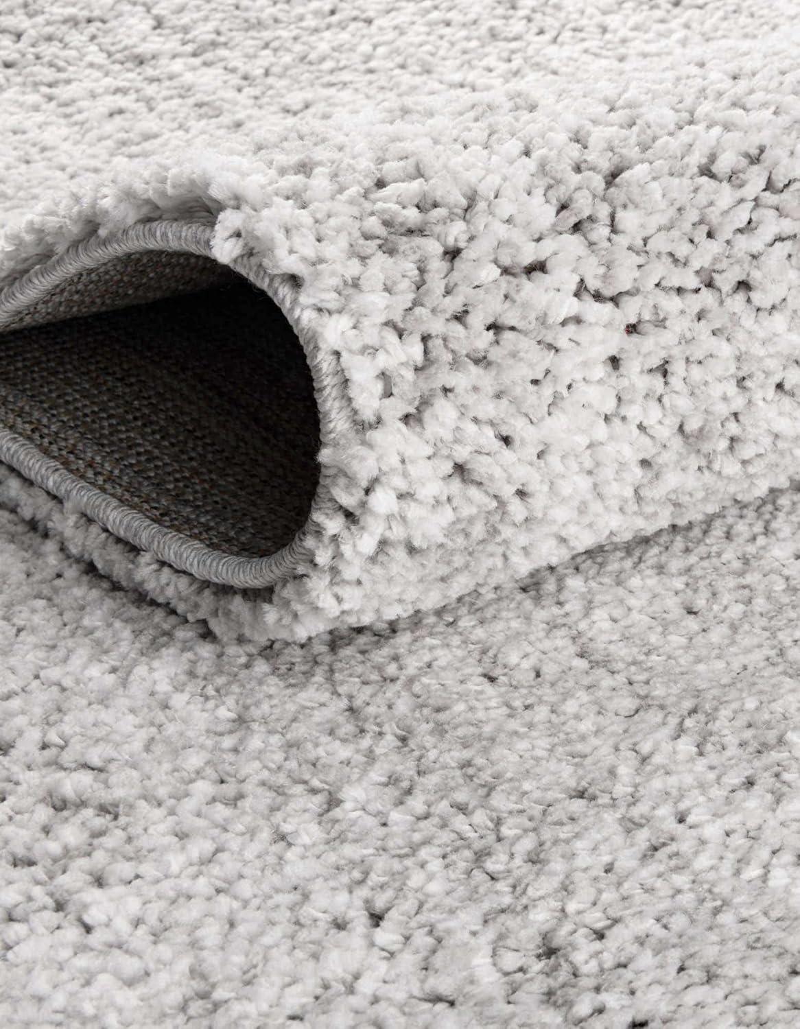 Jill Zarin Shaggy Chic Collection Area Rug - Shaggy (3' 3" x 5' 3" Rectangle Ash Gray)