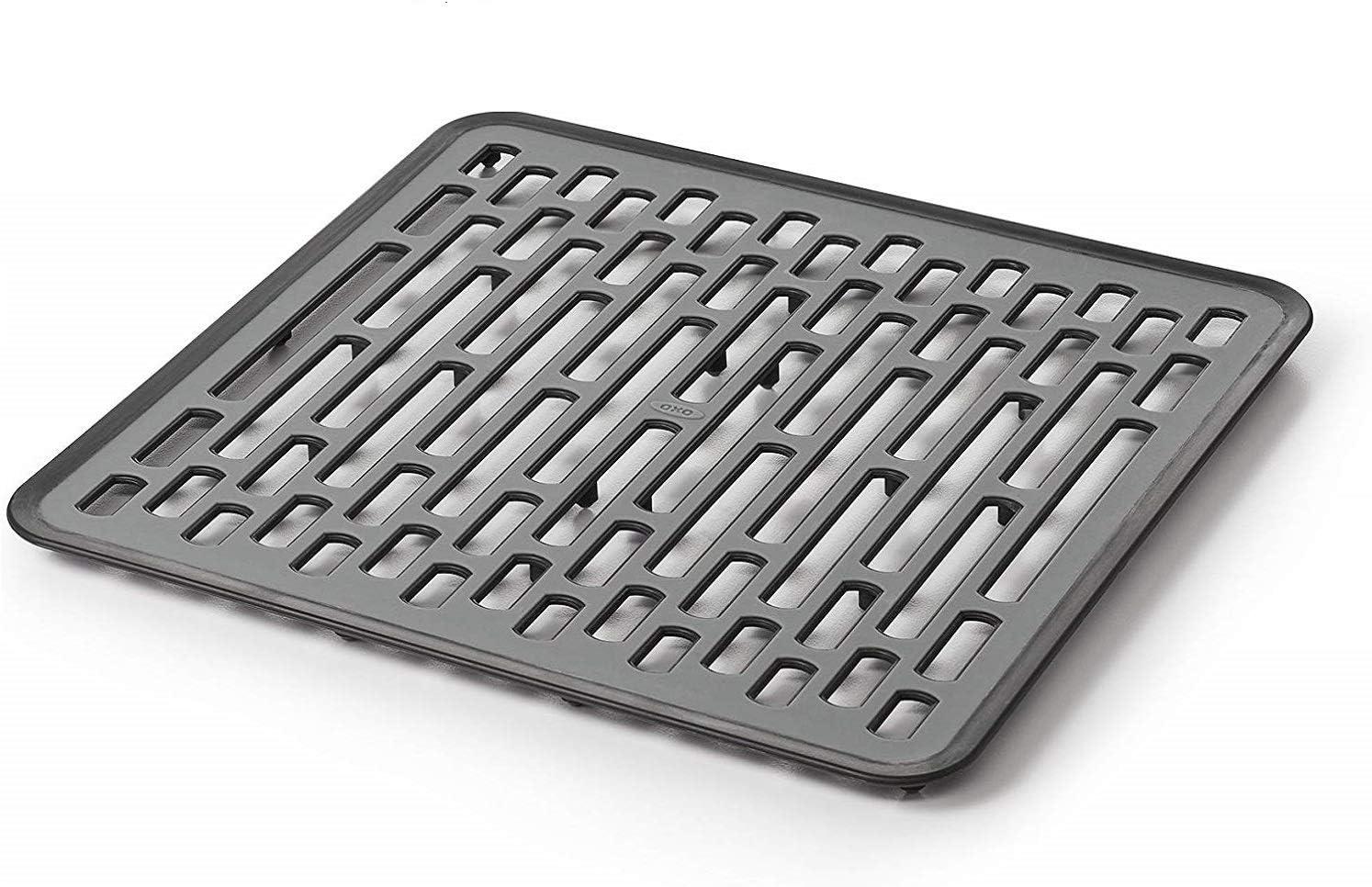 Large Gray Silicone Square Sink Mat