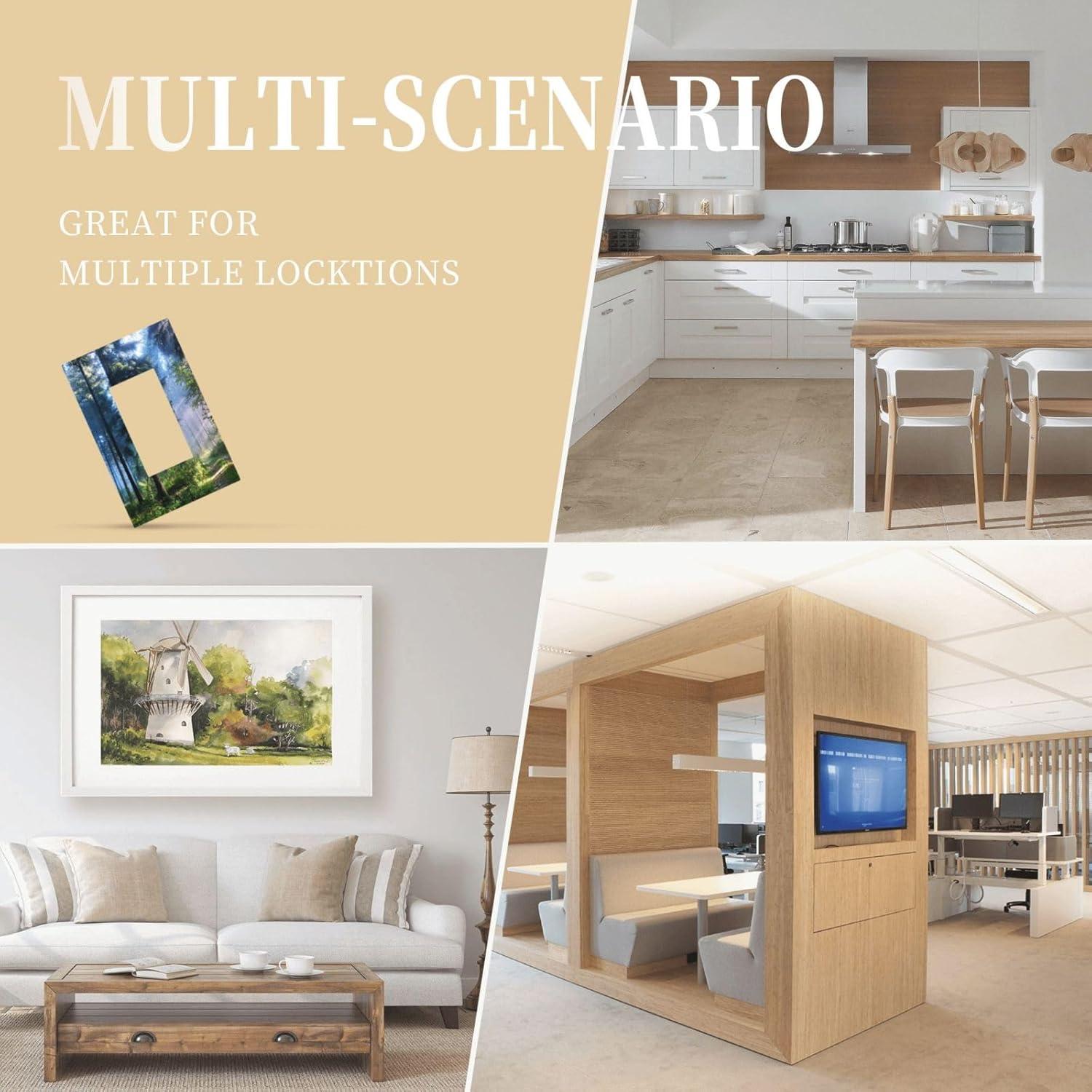 Jungle Woodland Woods Landscape Nature Forest Tree 1 Gang Device Rocker/Decorator Gfci Outlet Light Switch Electrical Wall Plate Cover Green Natural Misty Foggy Mountain Scenery Decorative Faceplate