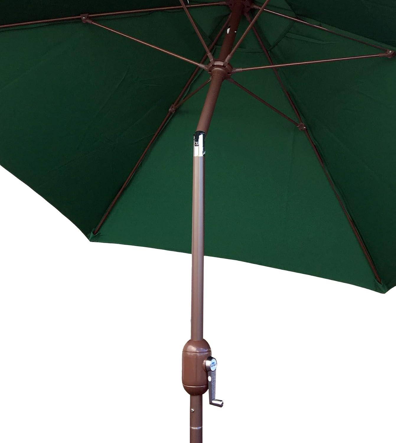 Tropishade  Aluminum Patio Umbrella with Green Canopy